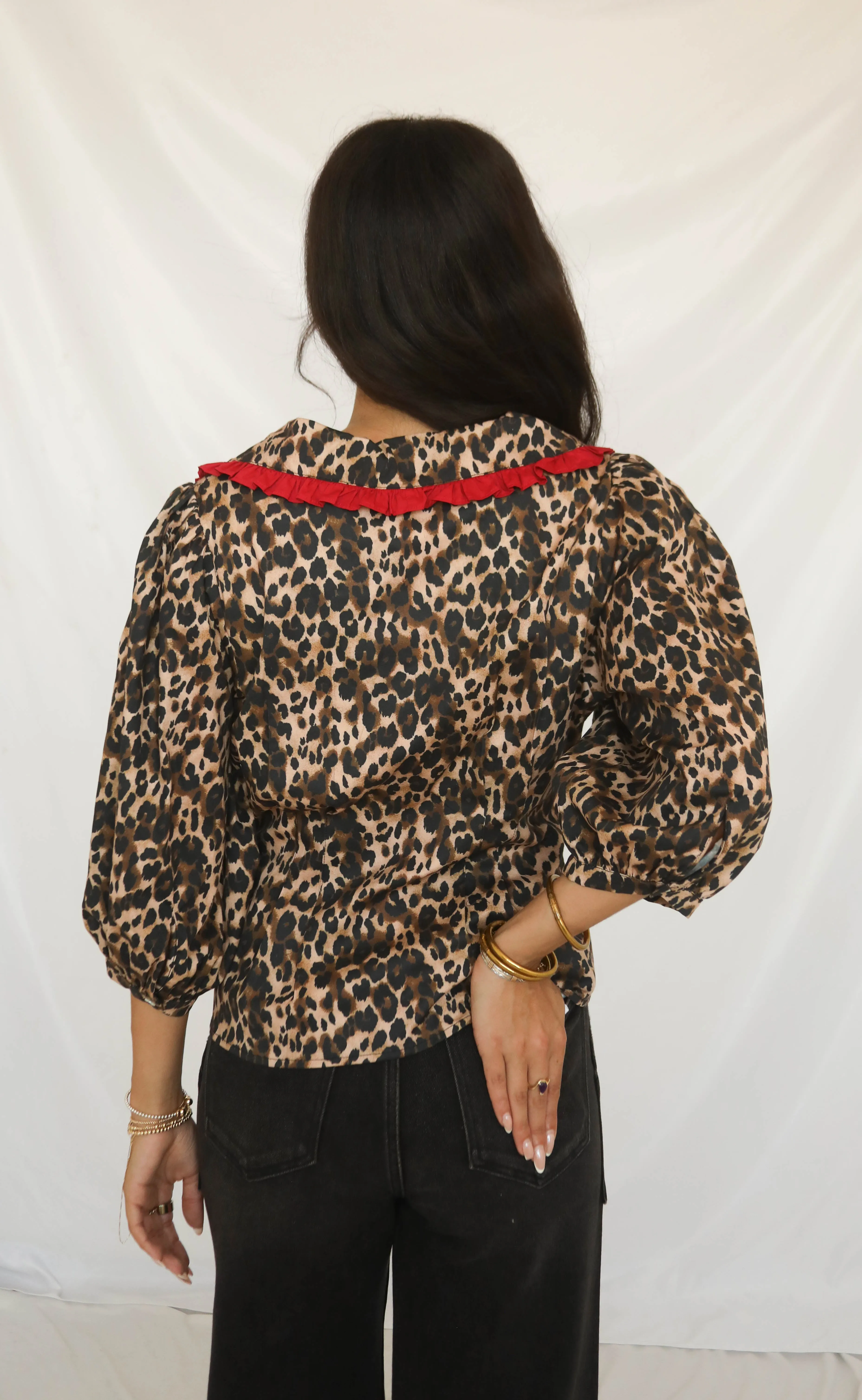 always be my home leopard top sold by RIFFRAFF product image thumbnail 3