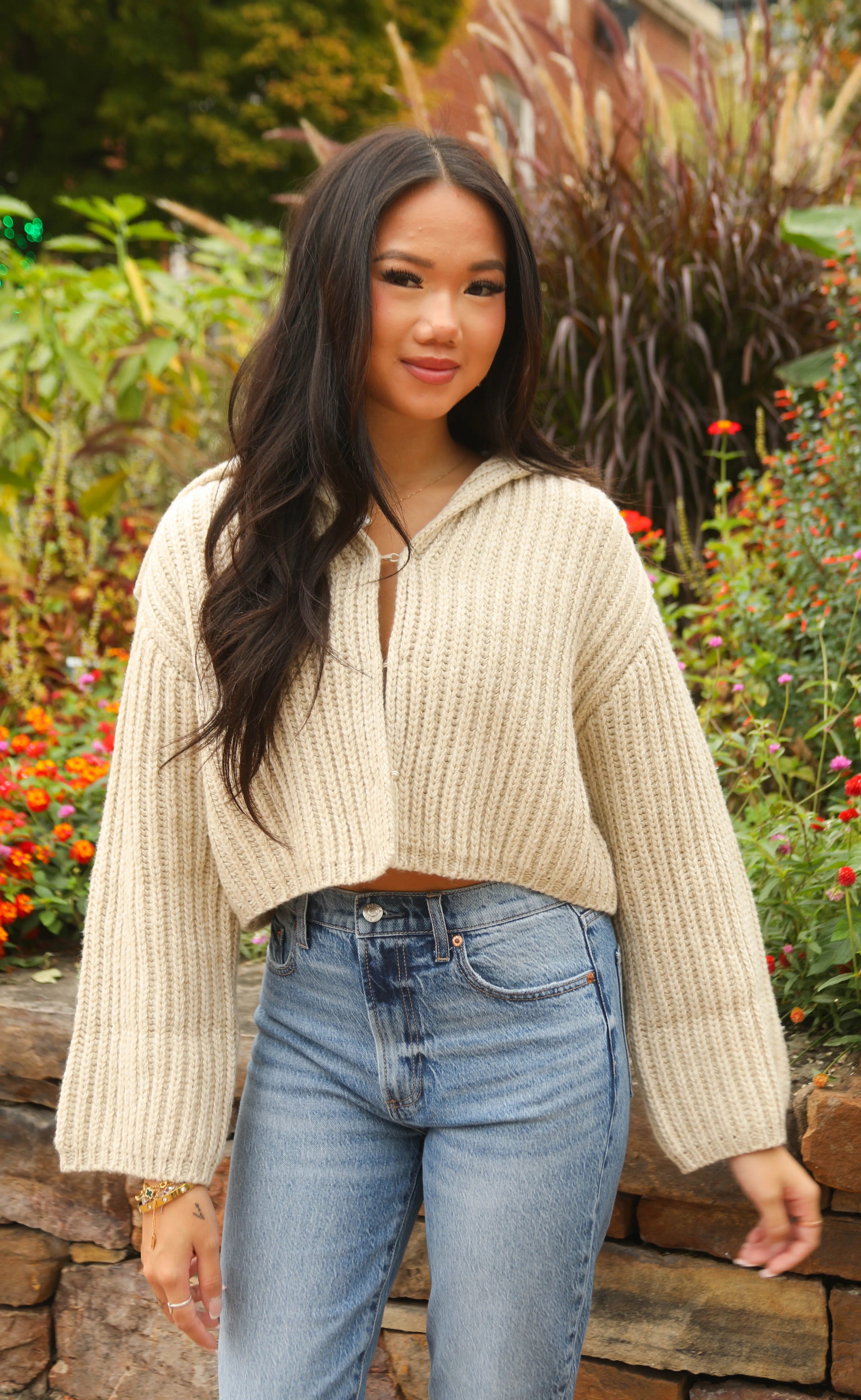 waiting for forever collared sweater sold by RIFFRAFF