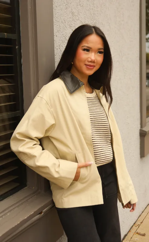 got me all in my head barn jacket sold by RIFFRAFF