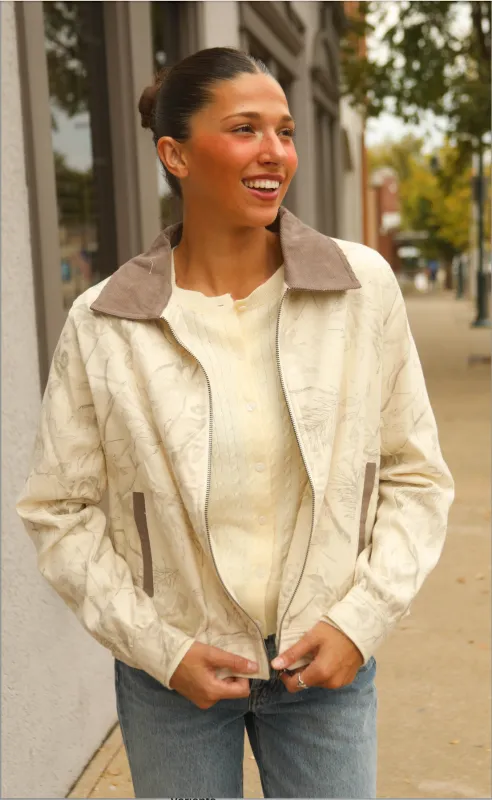 under the radar camo bomber jacket sold by RIFFRAFF