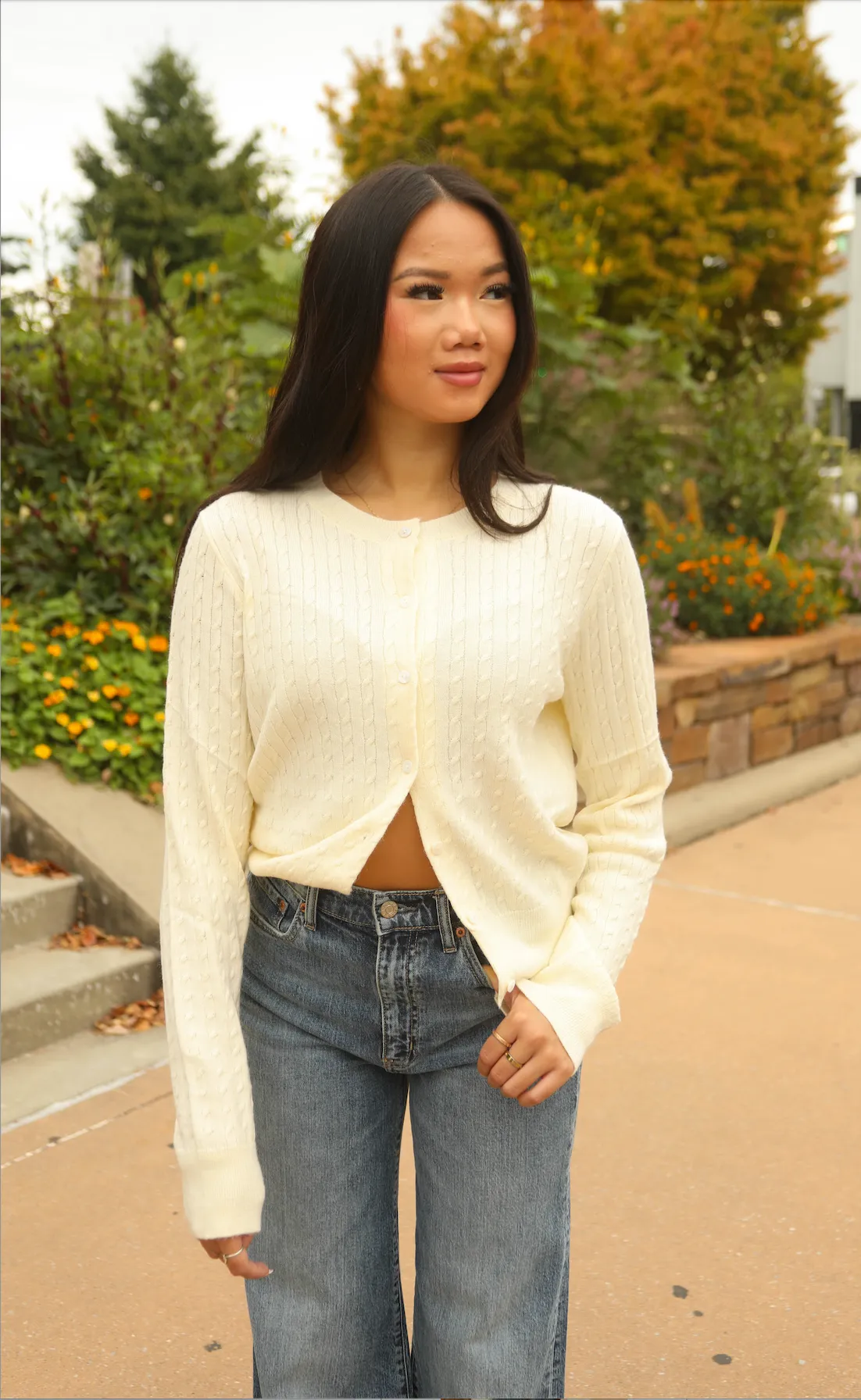 soft serve cable knit sweater sold by RIFFRAFF product image thumbnail 2
