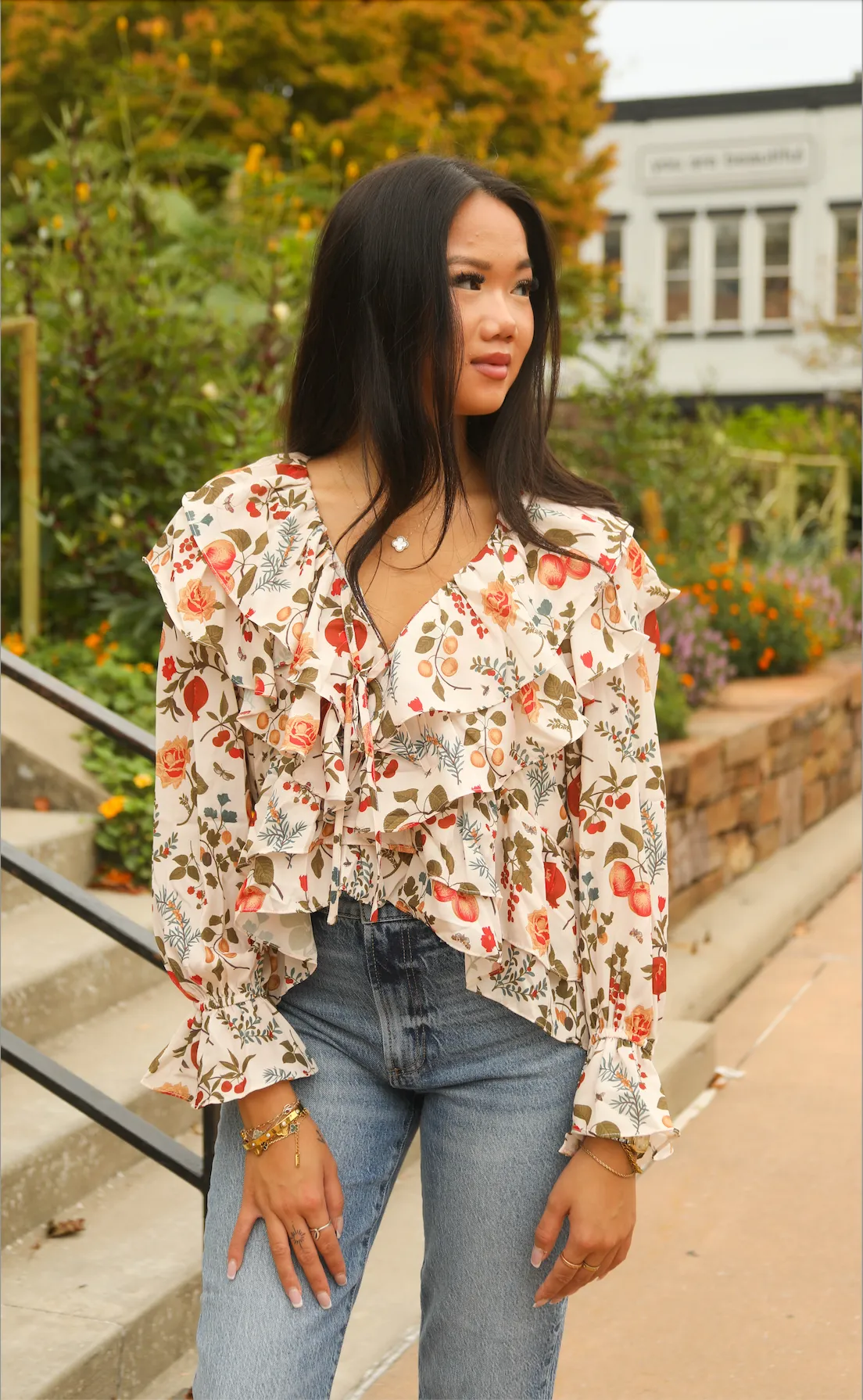 I got better floral top sold by RIFFRAFF
