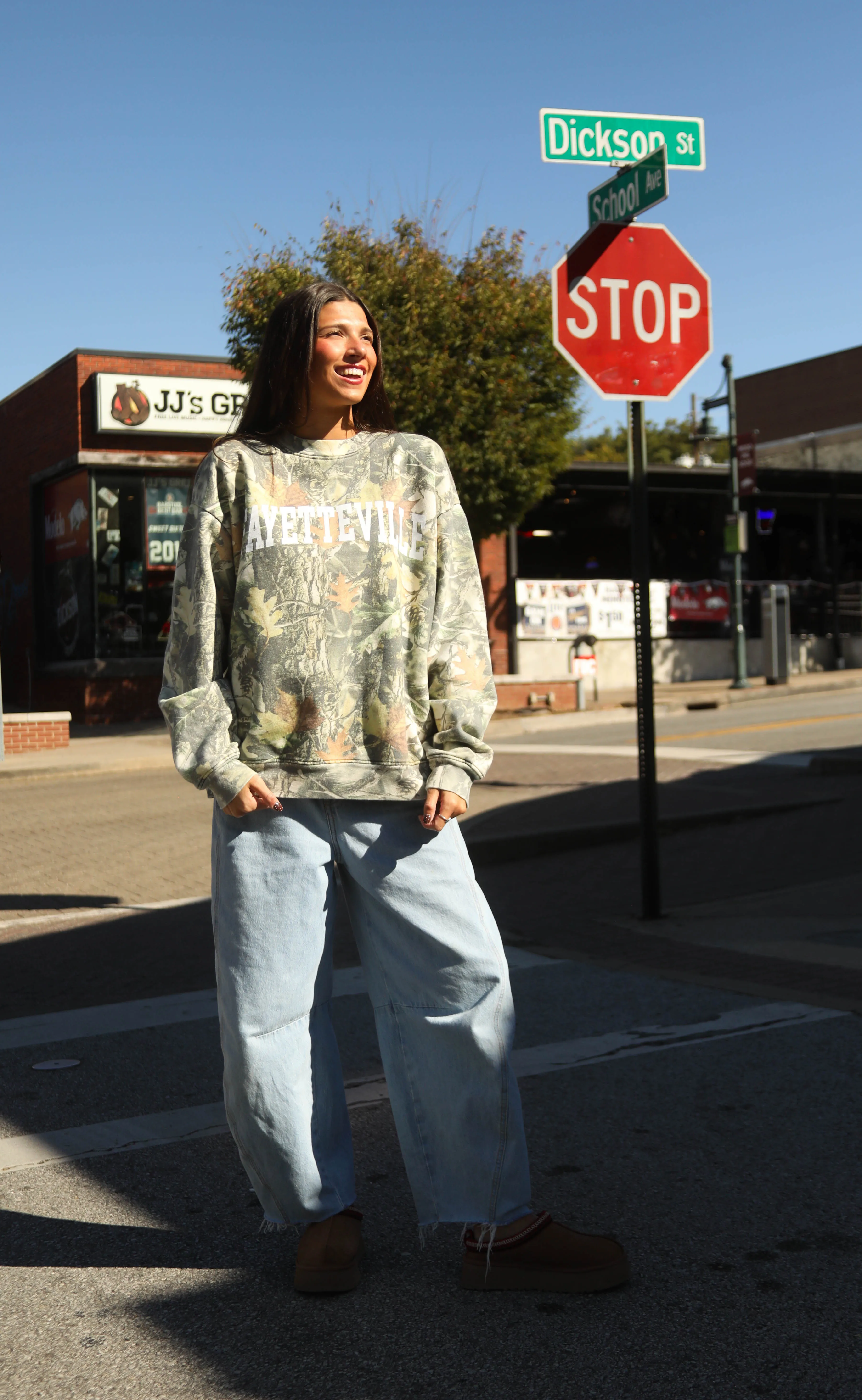 charlie southern: fayetteville camo sweatshirt sold by RIFFRAFF product image thumbnail 2