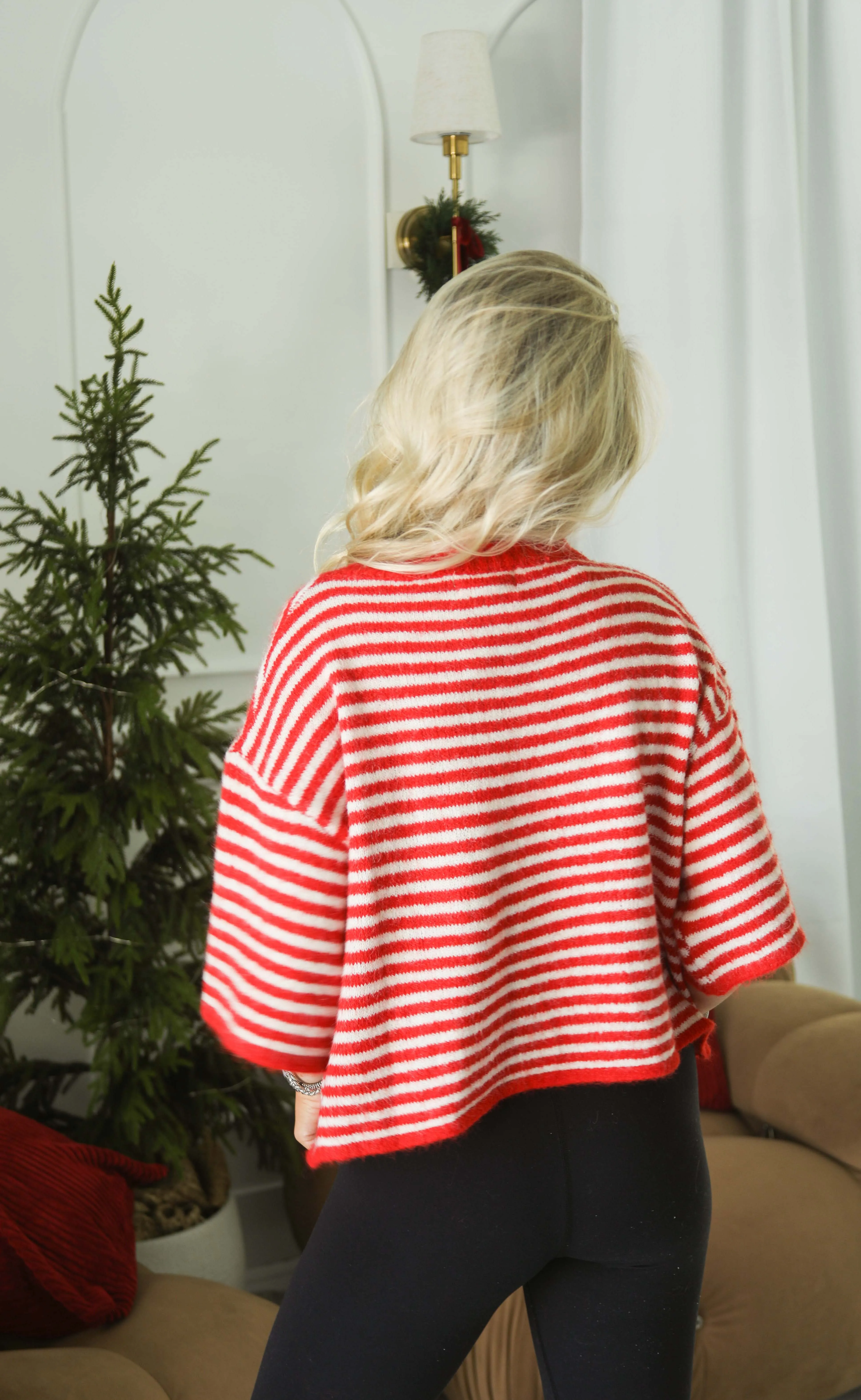 working on me striped cardigan sold by RIFFRAFF product image thumbnail 3