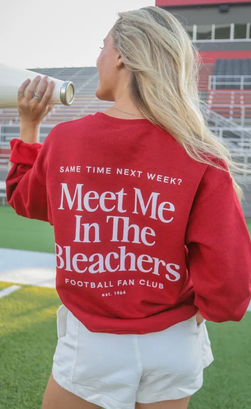 friday + saturday: meet me in the bleachers sweatshirt sold by RIFFRAFF