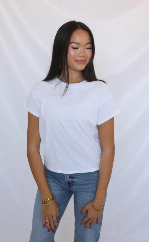 z supply: modern slub tee - white sold by RIFFRAFF