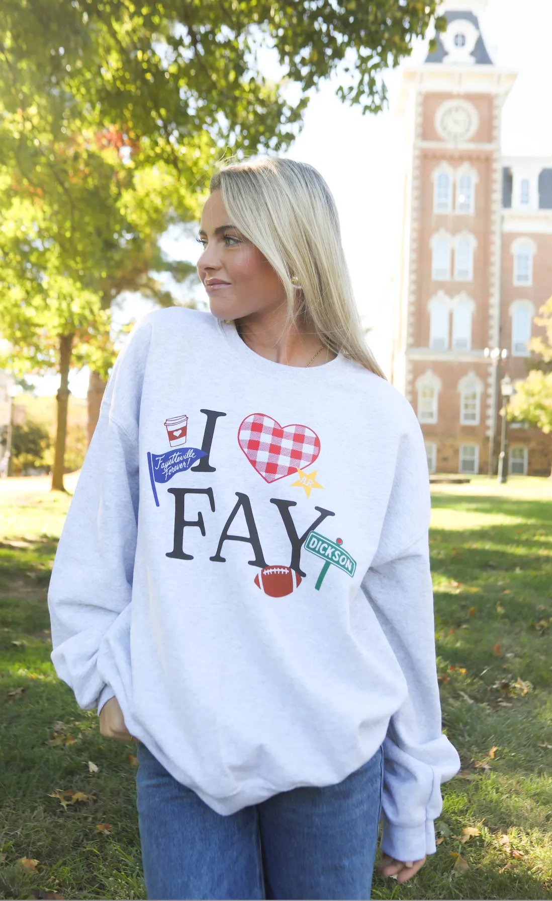 charlie southern: i heart fay sweatshirt sold by RIFFRAFF product image thumbnail 2