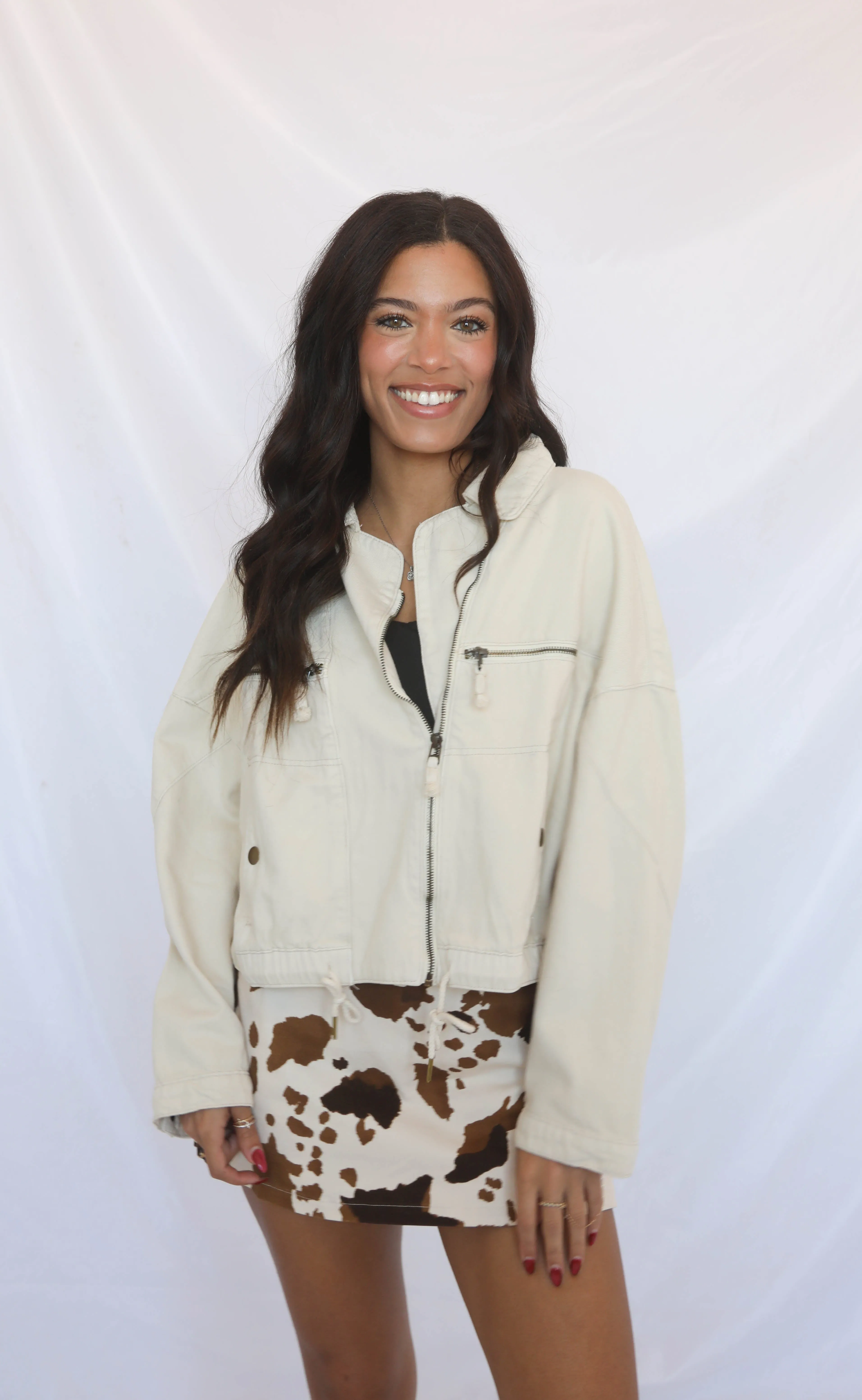 story to tell moto jacket sold by RIFFRAFF