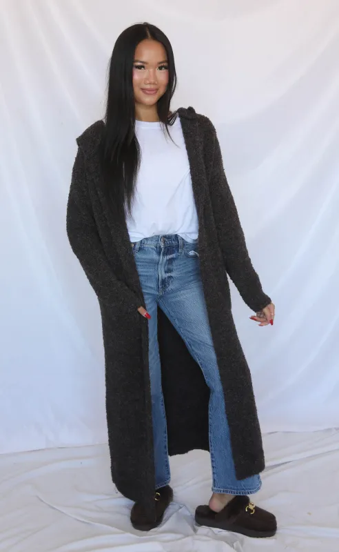 cozy up long cardigan sold by RIFFRAFF
