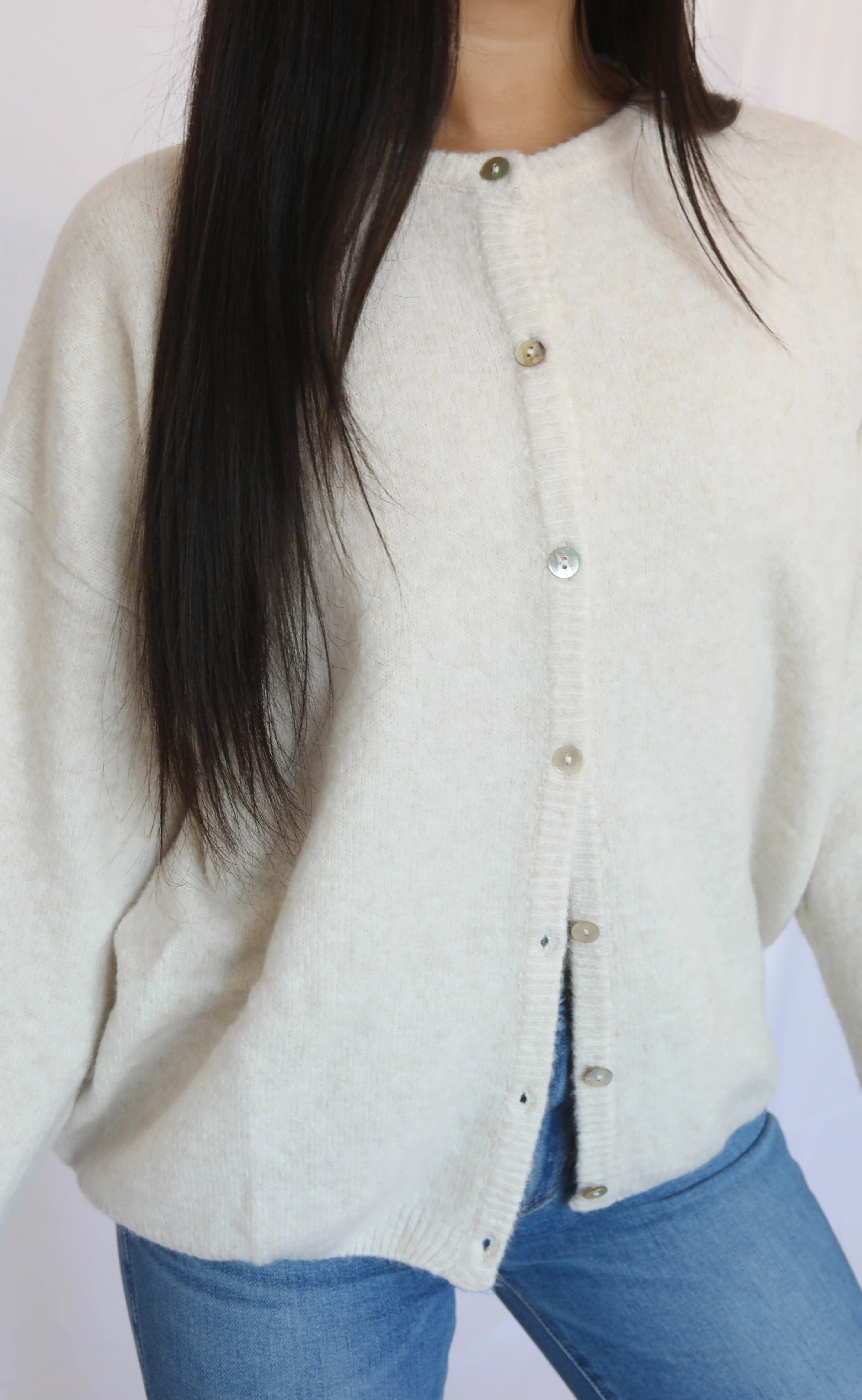 they want it all cardigan - ivory sold by RIFFRAFF product image thumbnail 2