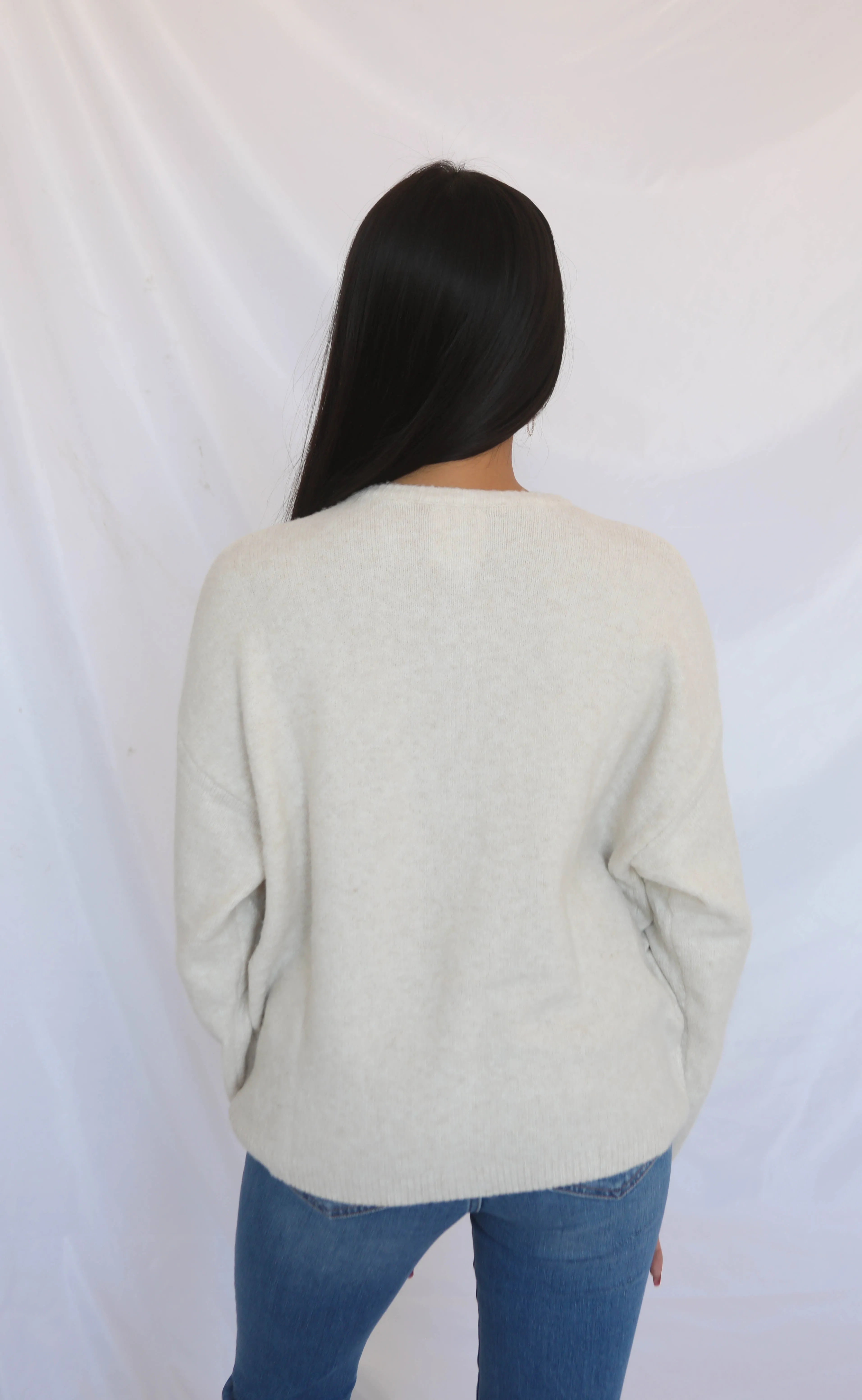 they want it all cardigan - ivory sold by RIFFRAFF product image thumbnail 3