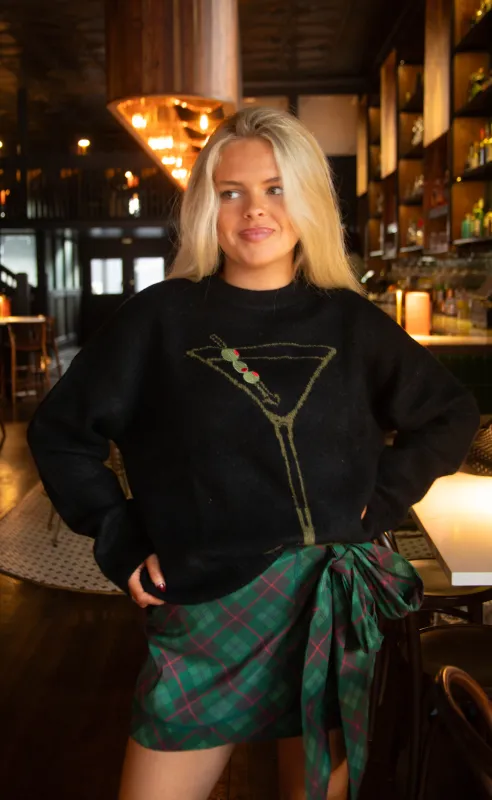 show me your mumu: settle in sweater - dirty martini knit sold by RIFFRAFF