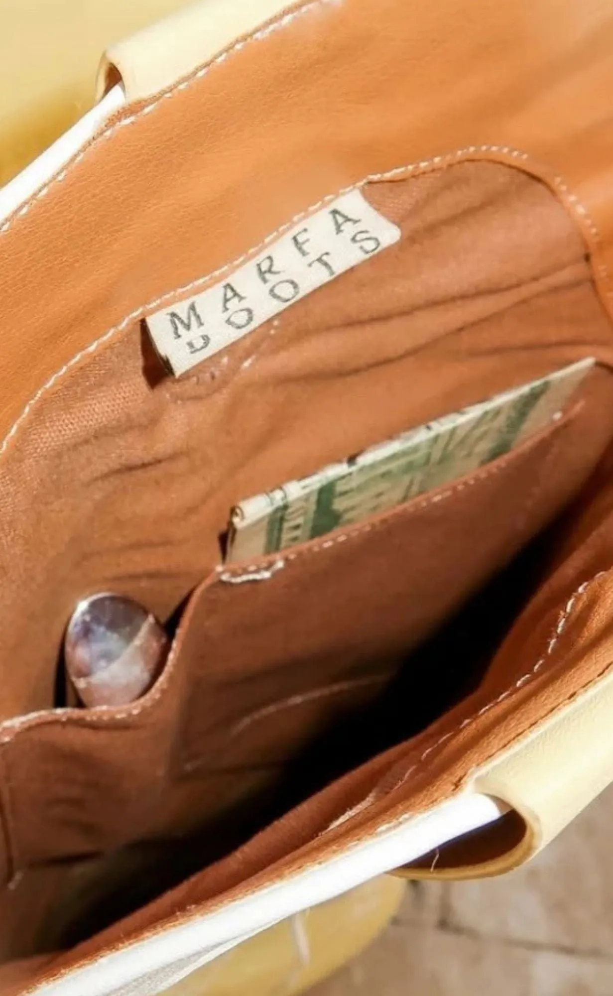 marfa: the jolene boot - gold/silver metallic vegan leather sold by RIFFRAFF product image thumbnail 4