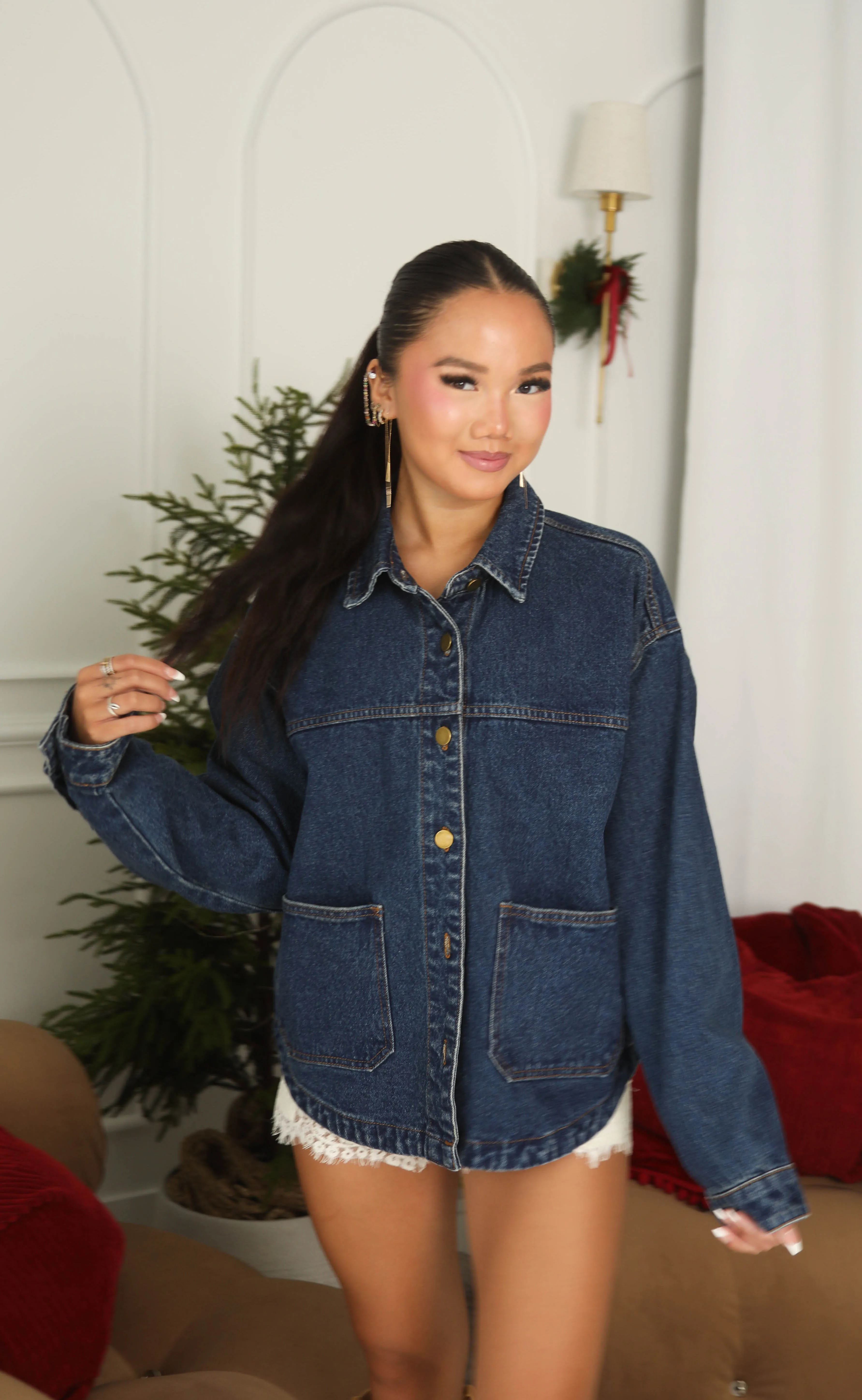 welcome to it denim jacket sold by RIFFRAFF product image thumbnail 2
