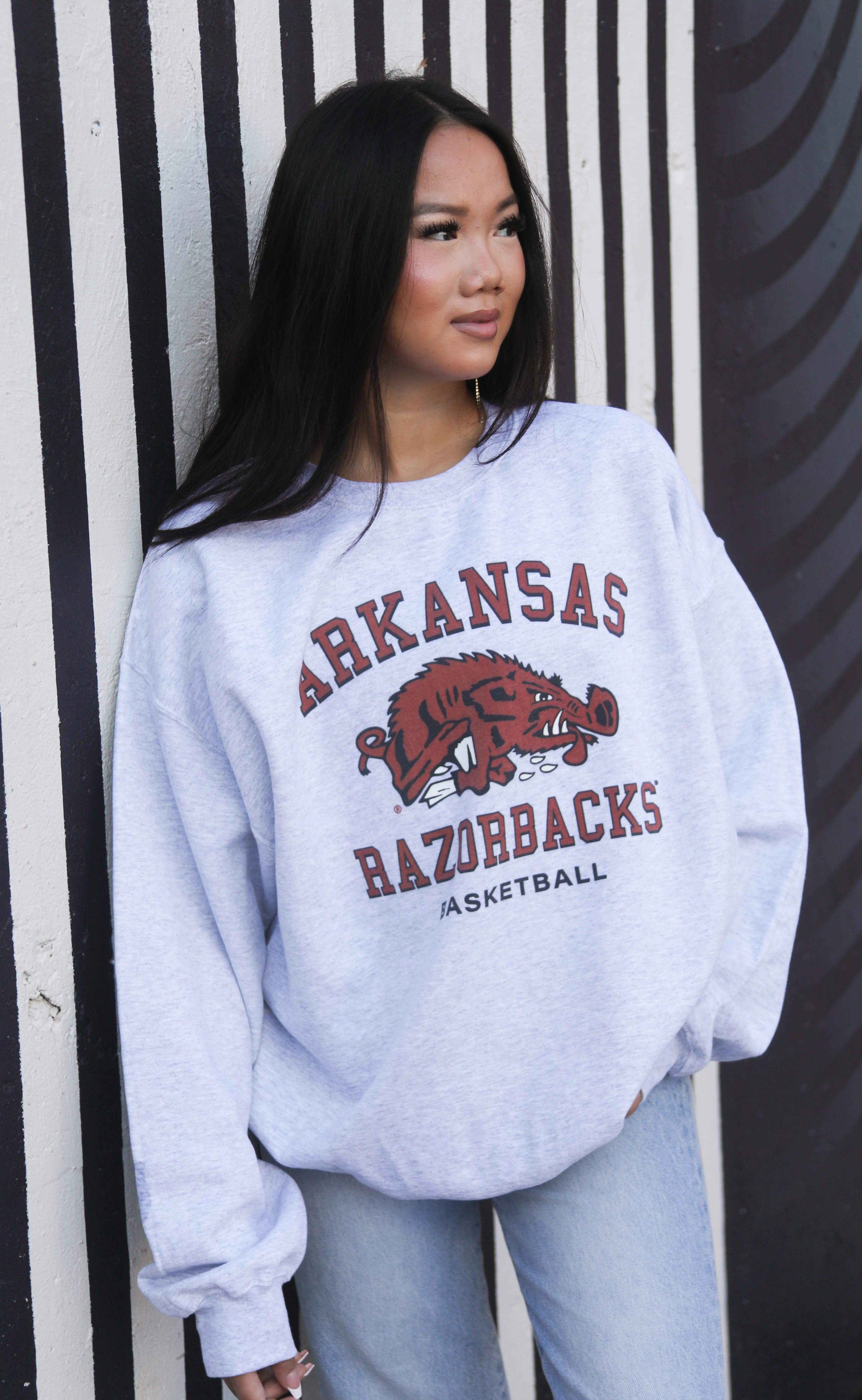 charlie southern: retro slobber hog basketball sweatshirt sold by RIFFRAFF product image thumbnail 2