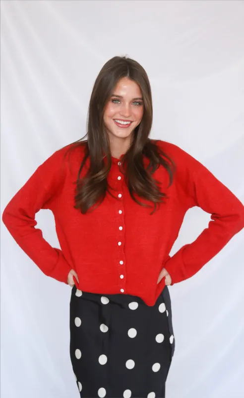 cherry lane cardigan made by Mimosa