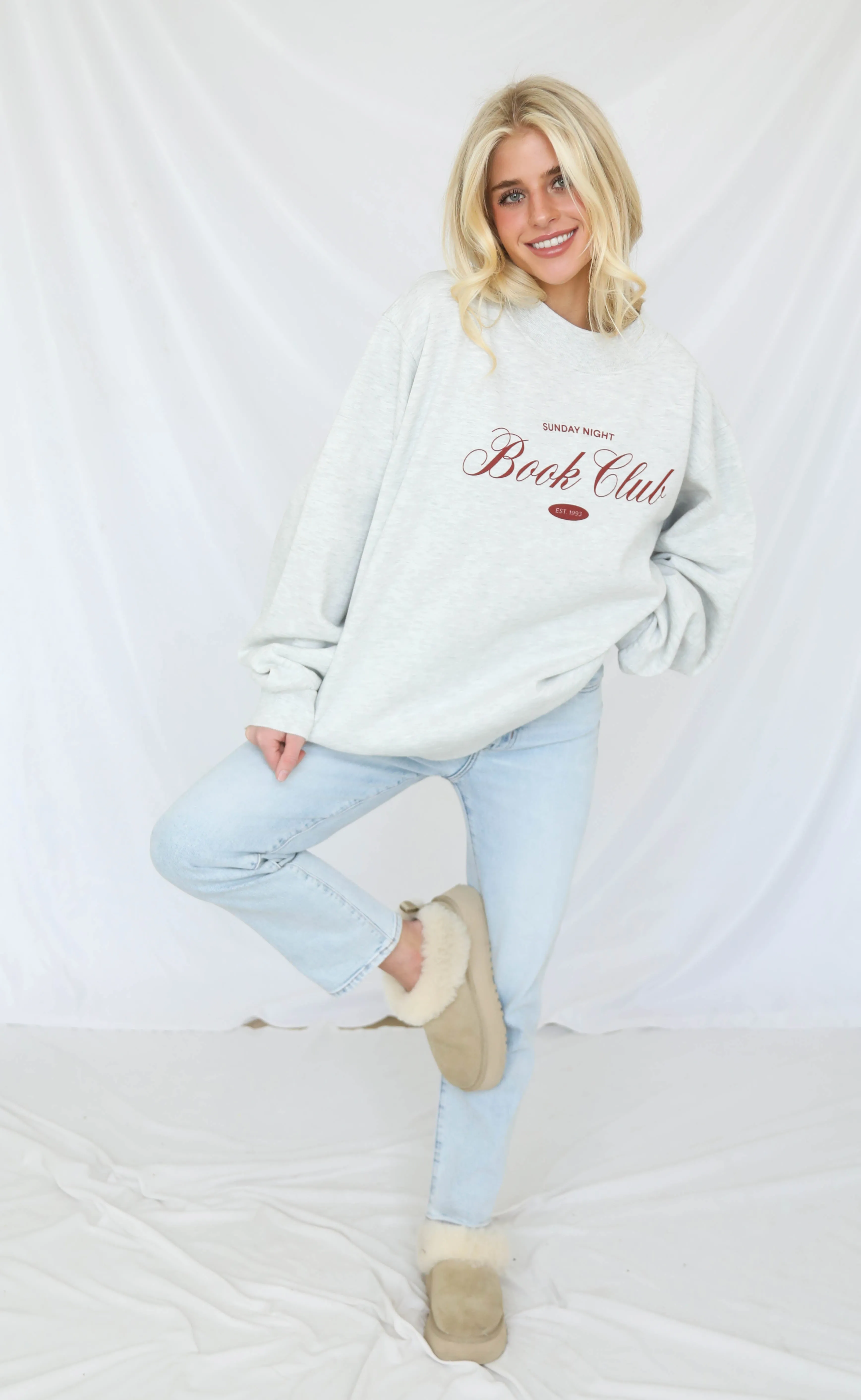 charlie southern x jo johnson overby: sunday night book club mock neck sold by RIFFRAFF product image thumbnail 2