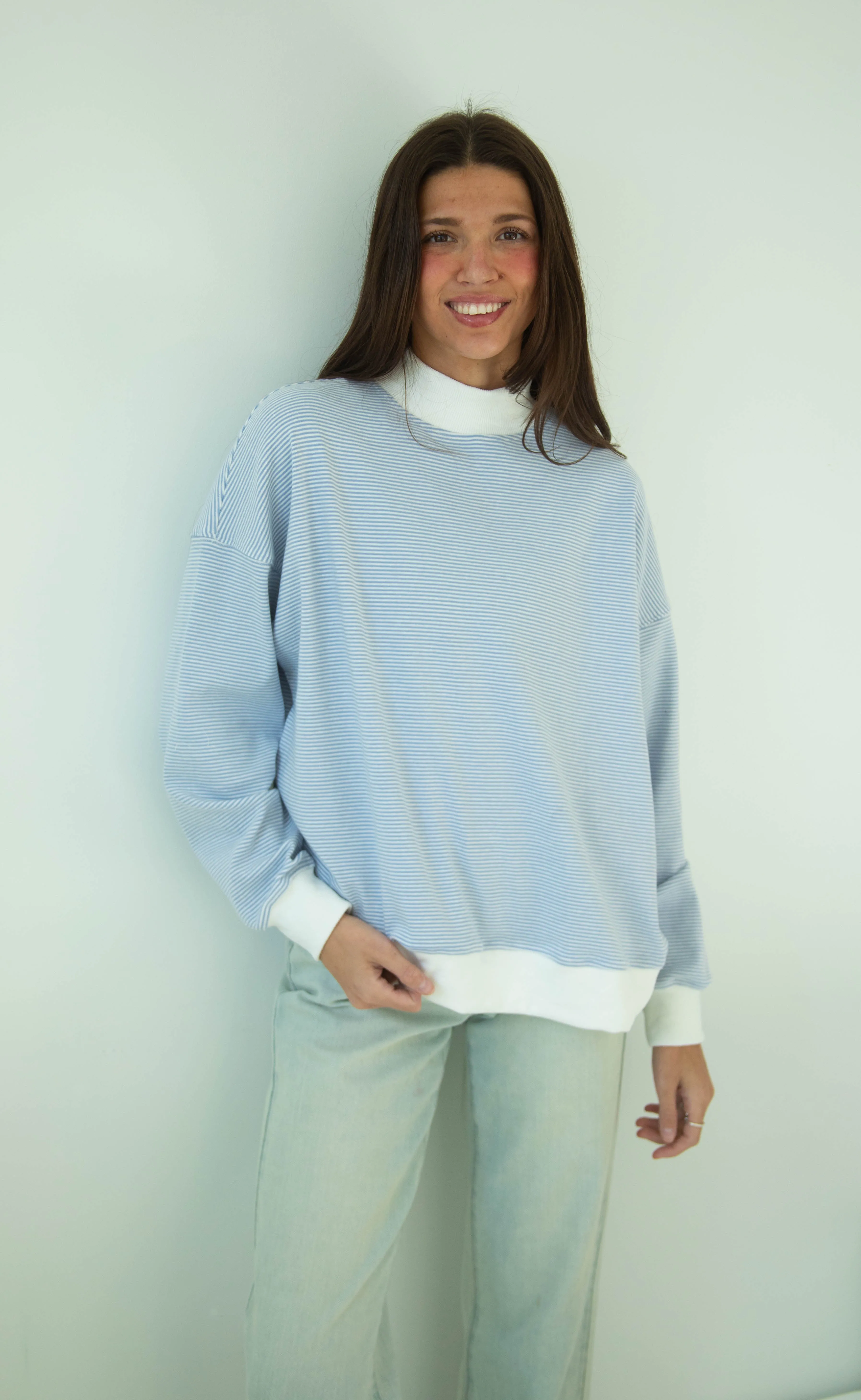 love to know striped mock neck sold by RIFFRAFF product image thumbnail 3