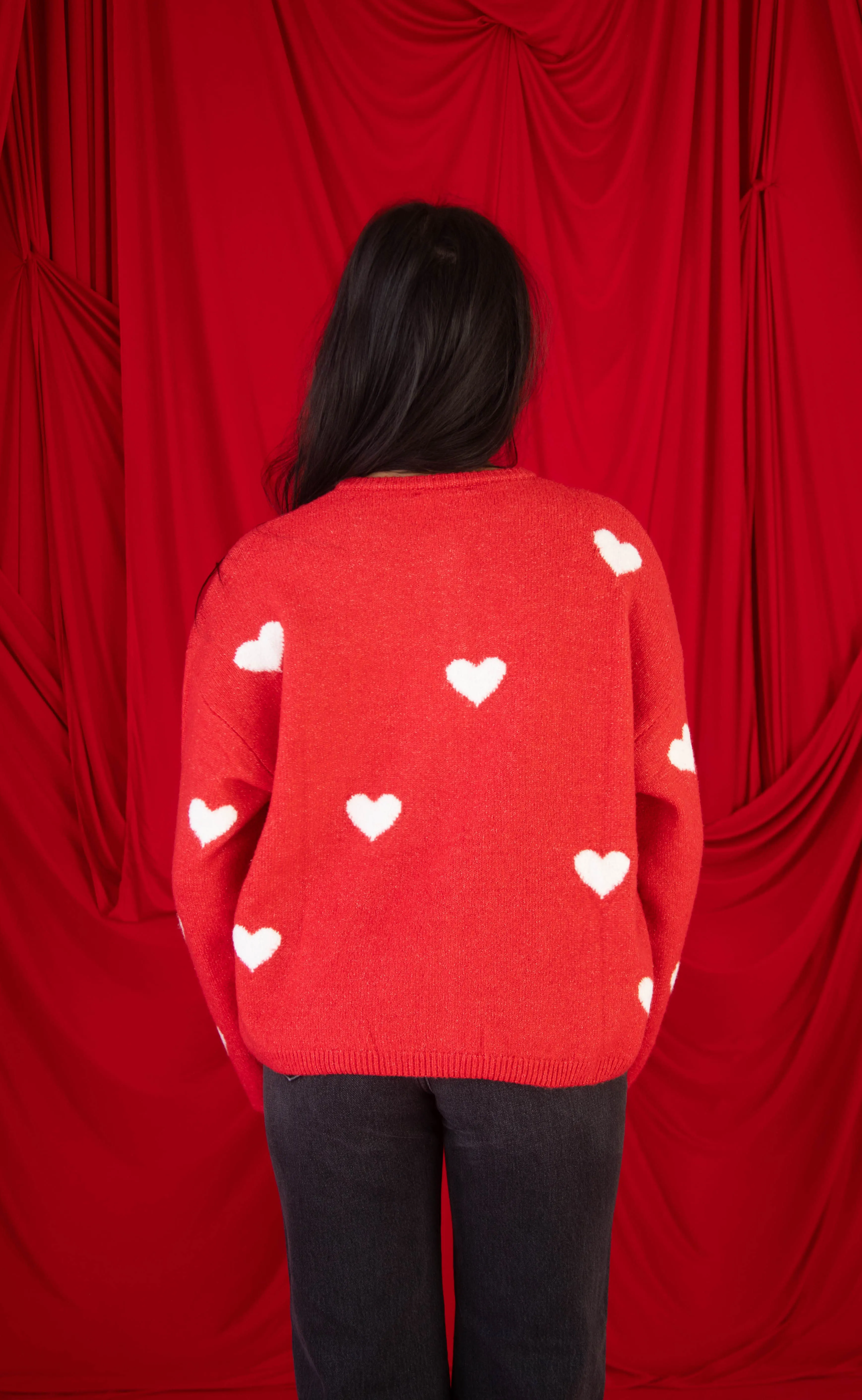 they want it all cardigan - heart sold by RIFFRAFF product image thumbnail 3