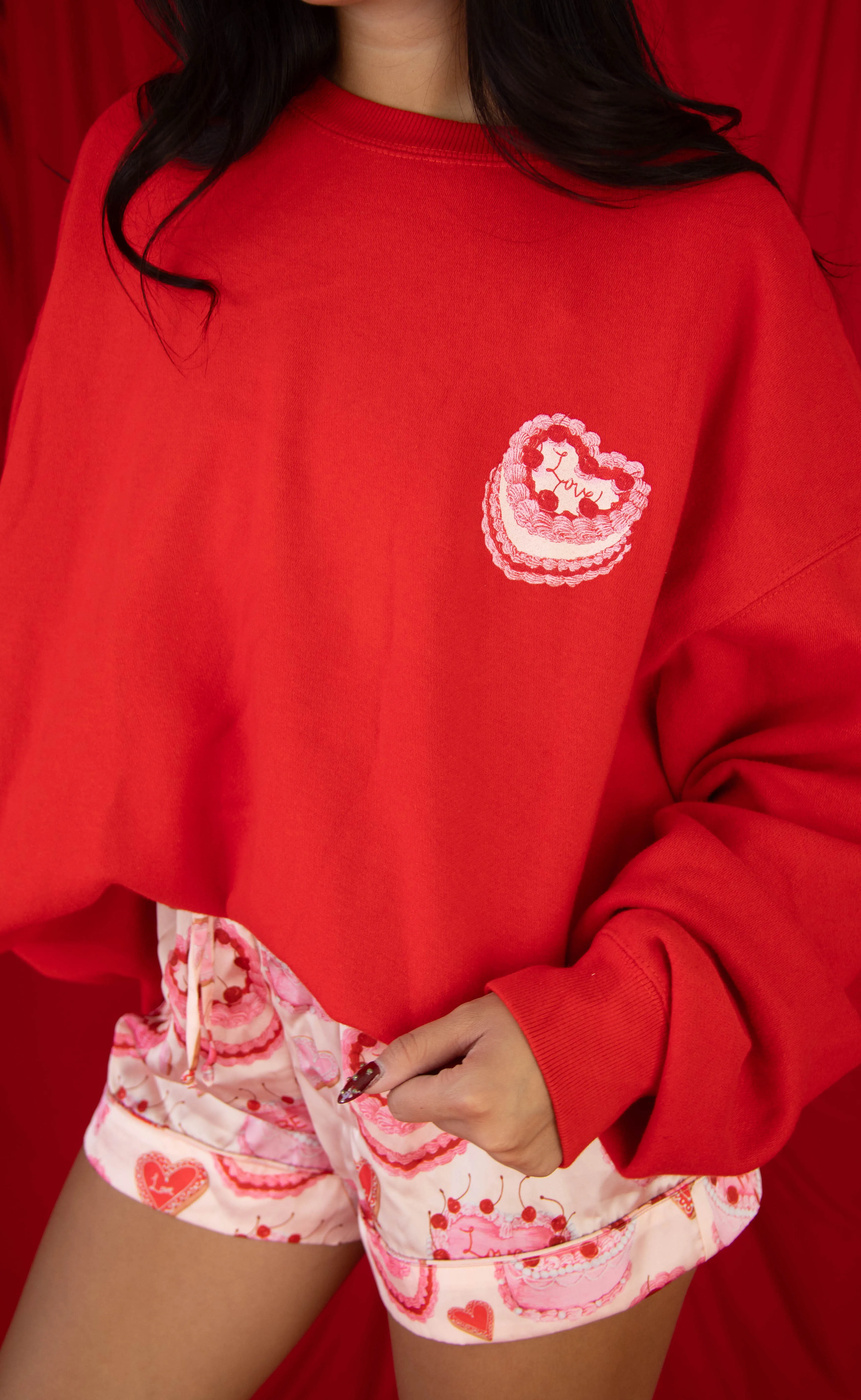 show me your mumu: stanley sweatshirt - cake sold by RIFFRAFF product image thumbnail 3