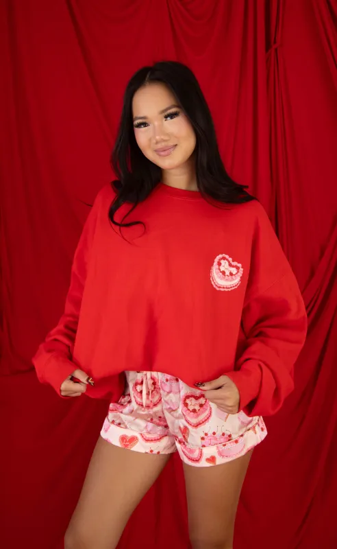 show me your mumu: stanley sweatshirt - cake sold by RIFFRAFF