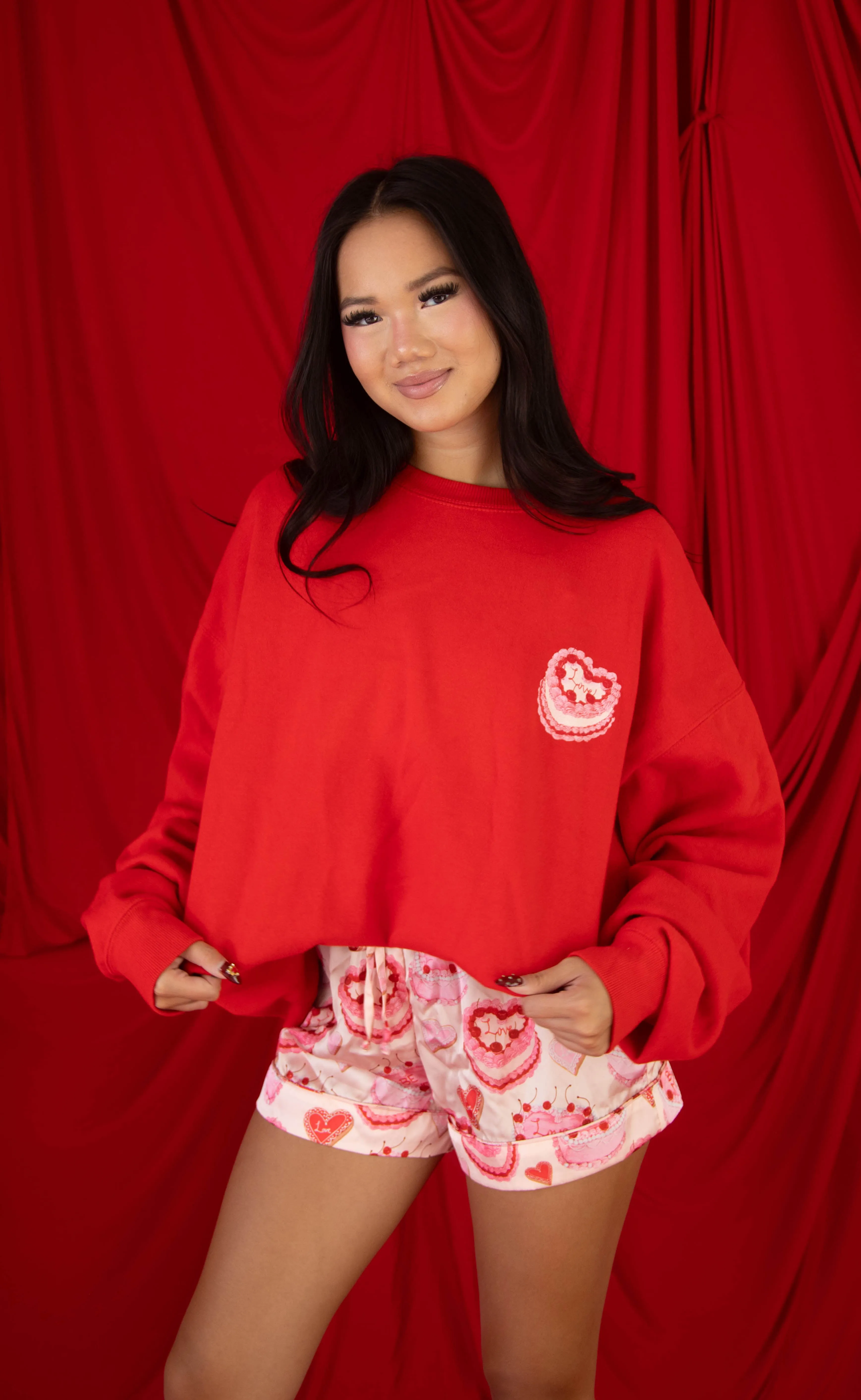 show me your mumu: stanley sweatshirt - cake sold by RIFFRAFF