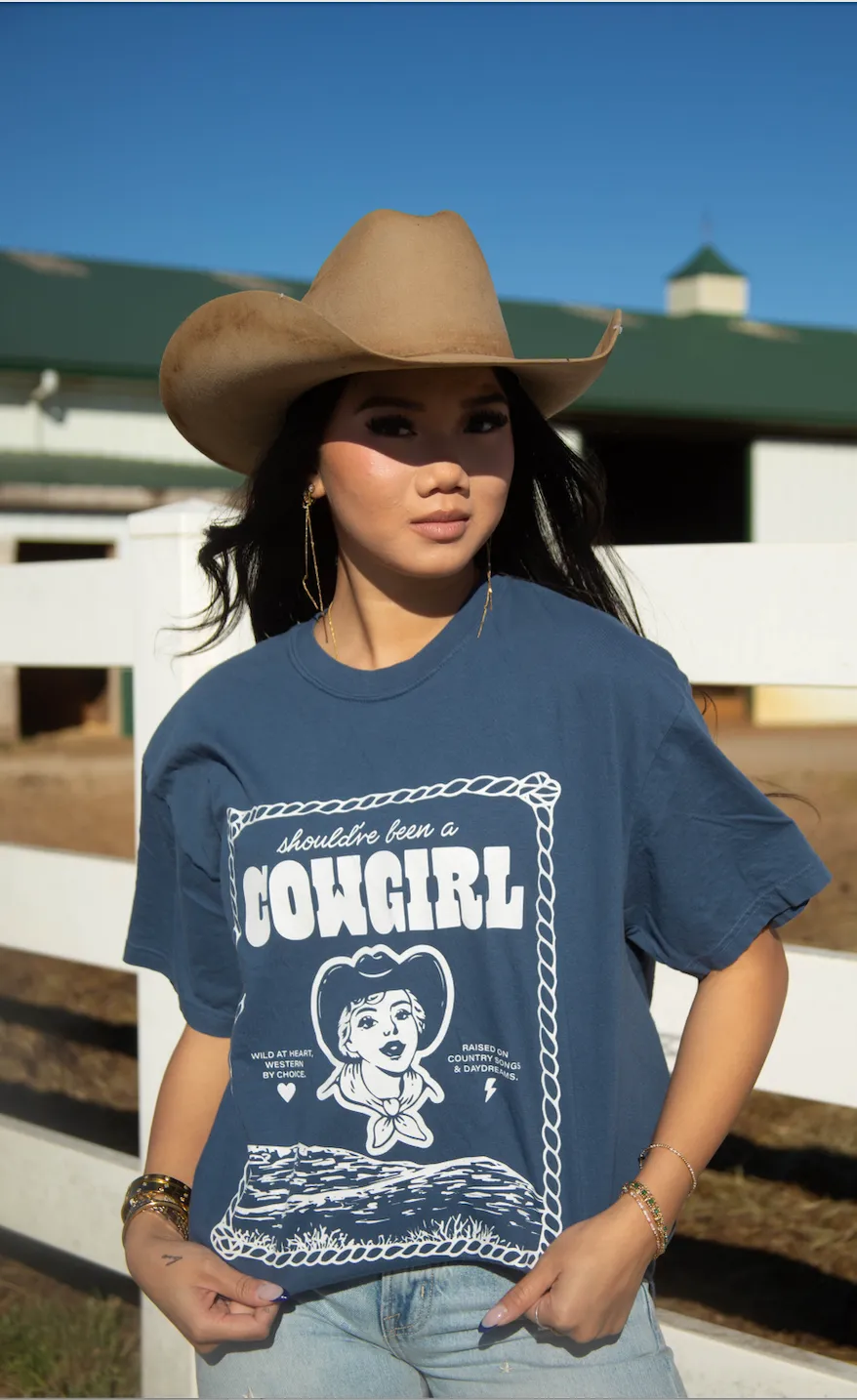 charlie southern: should've been a cowgirl tee sold by RIFFRAFF product image thumbnail 2