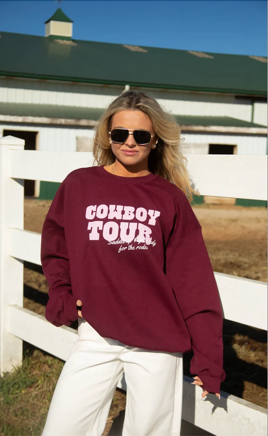 charlie southern: cowboy tour sweatshirt sold by RIFFRAFF product image thumbnail 2