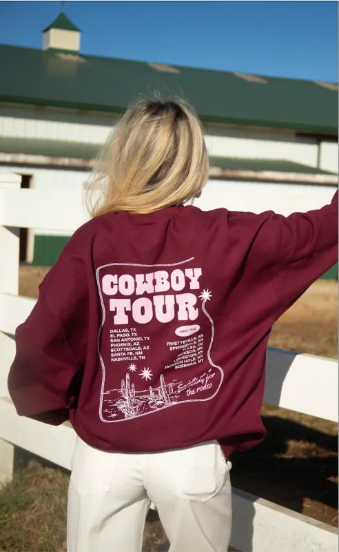 charlie southern: cowboy tour sweatshirt made by RIFFRAFF