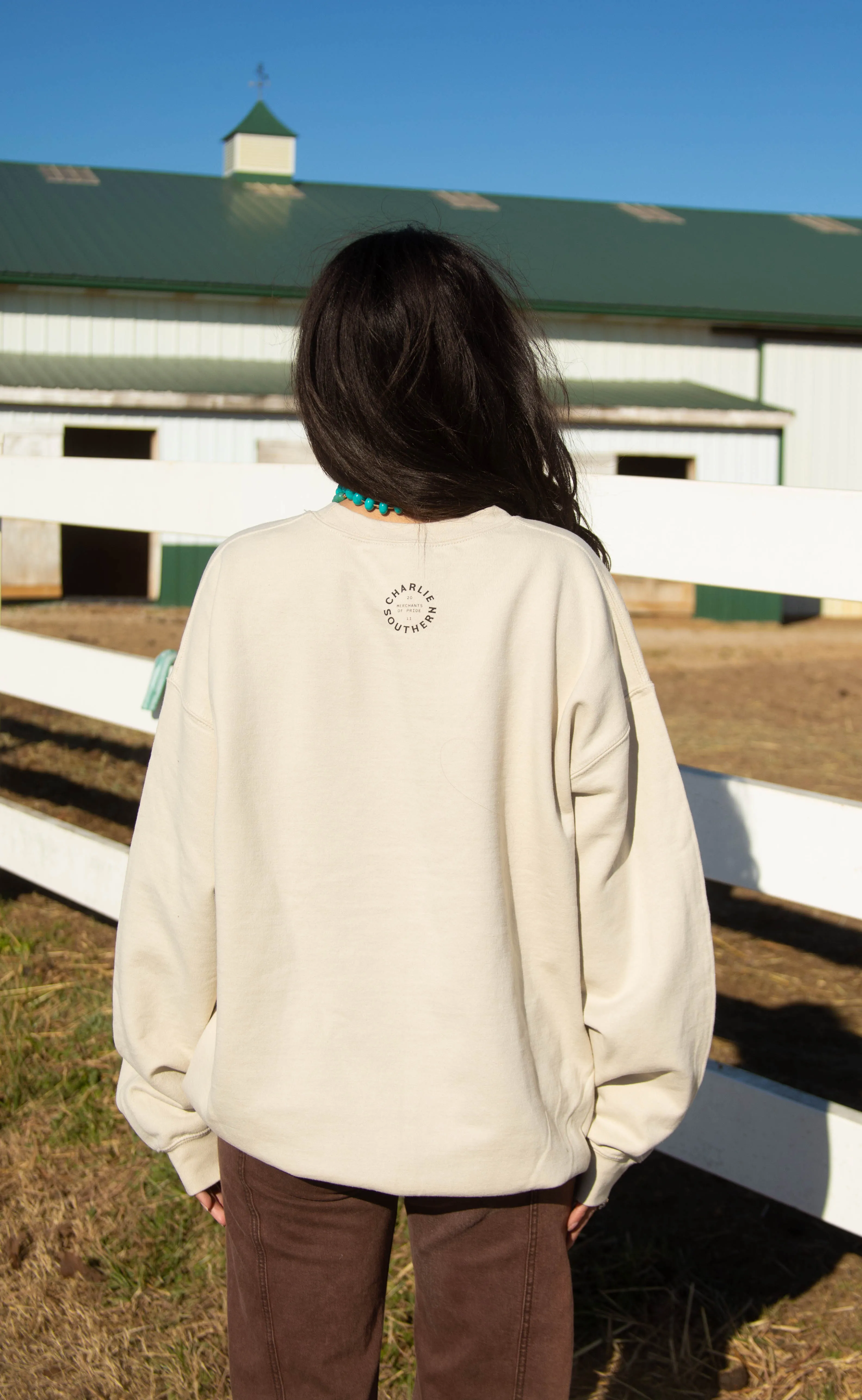 charlie southern: cowboy classic patchwork sweatshirt sold by RIFFRAFF product image thumbnail 4