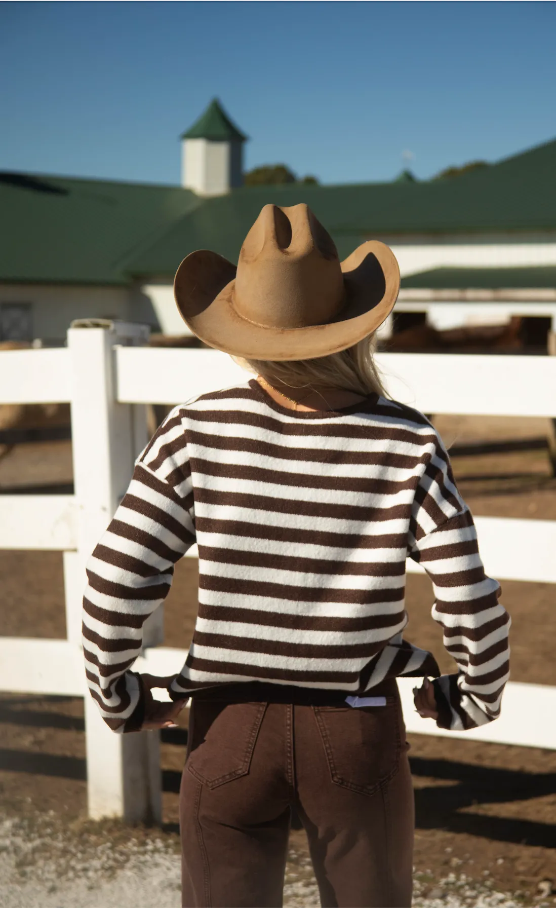 not a fool striped cardigan - brown sold by RIFFRAFF product image thumbnail 3