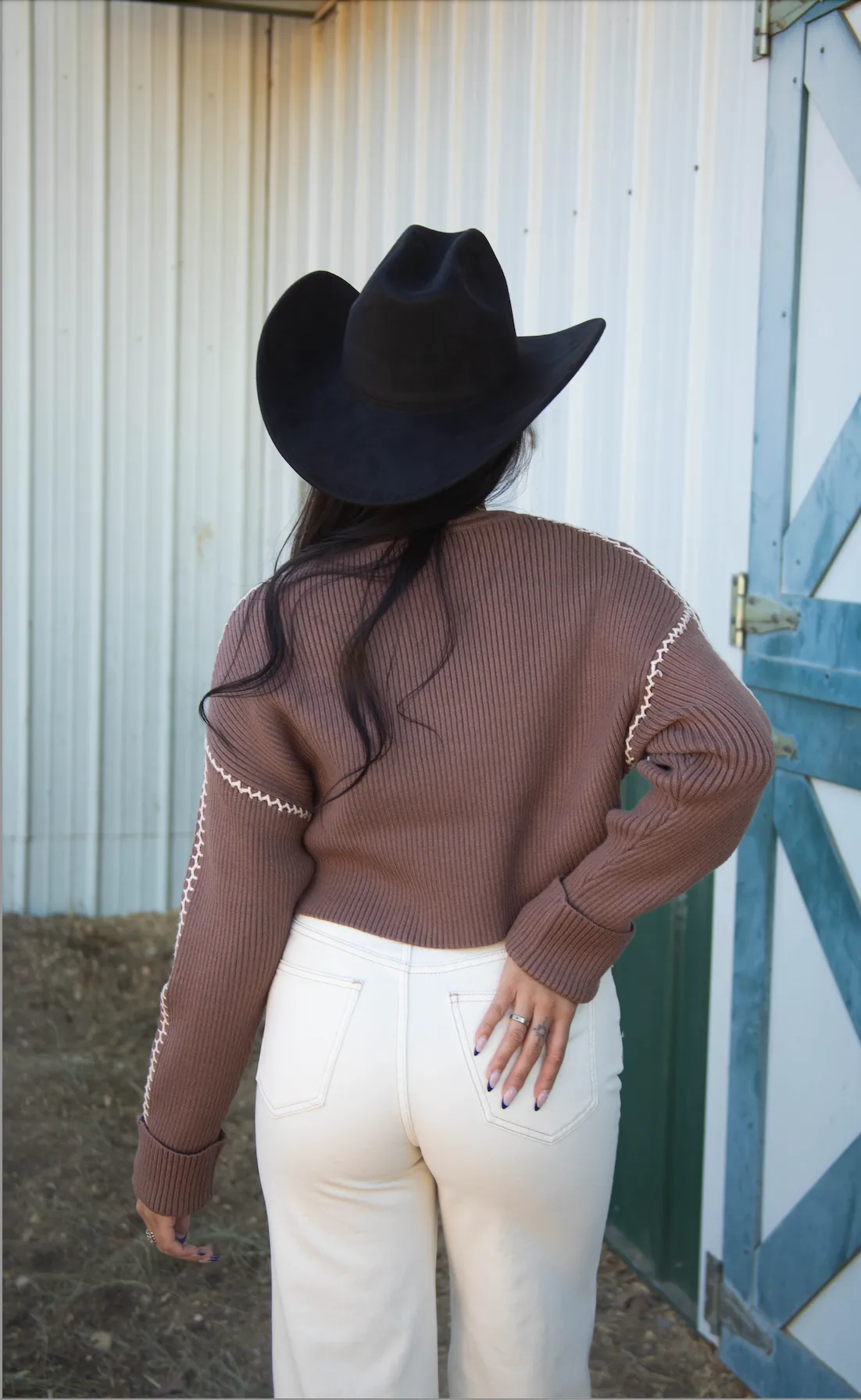 not how you hoped cropped sweater sold by RIFFRAFF product image thumbnail 3