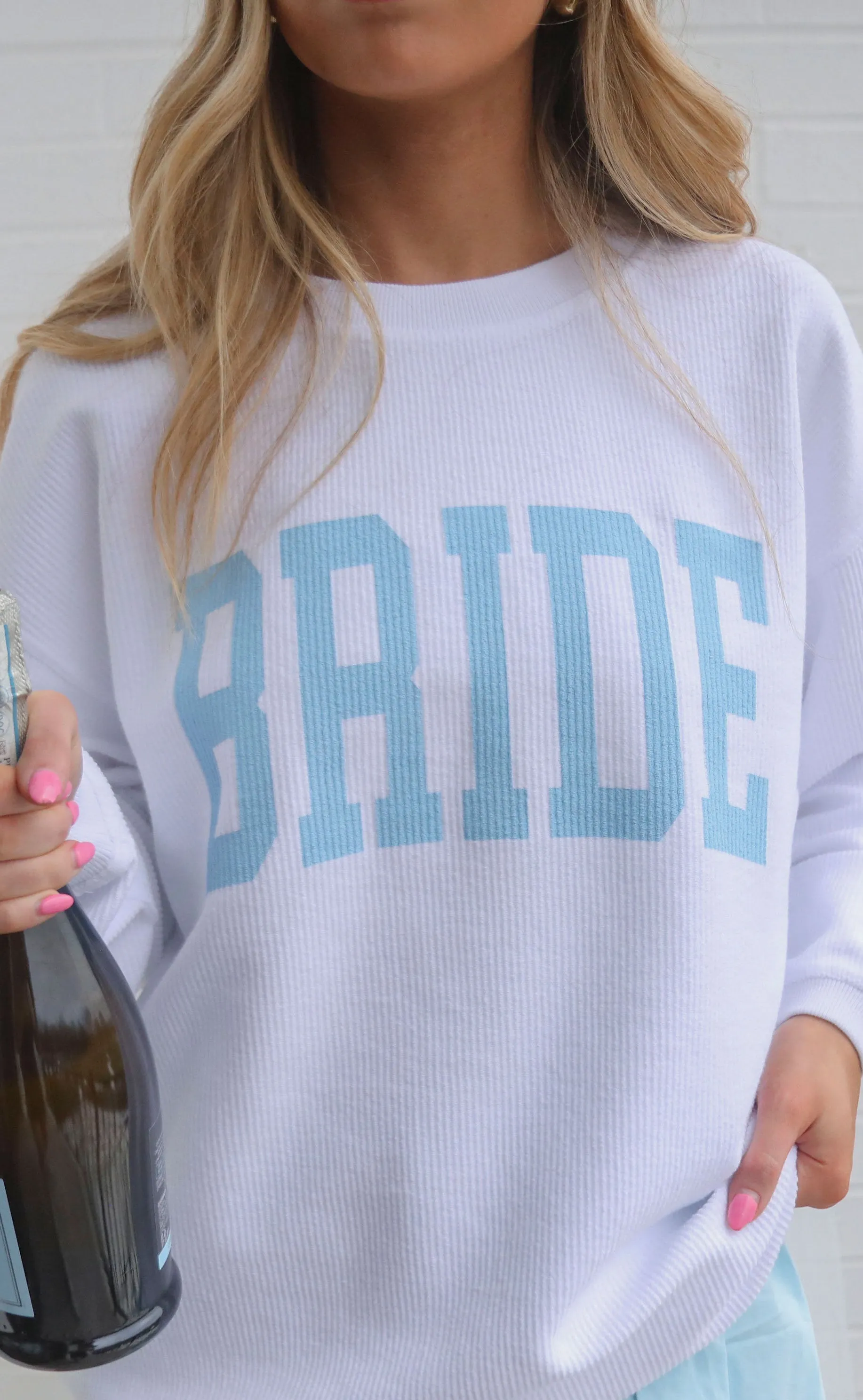 friday + saturday: bride corded sweatshirt sold by RIFFRAFF product image thumbnail 2