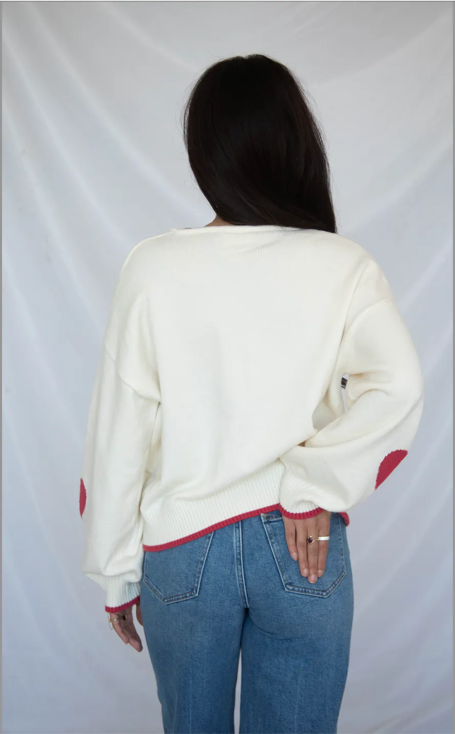 falling so soon heart cardigan sold by RIFFRAFF product image thumbnail 3