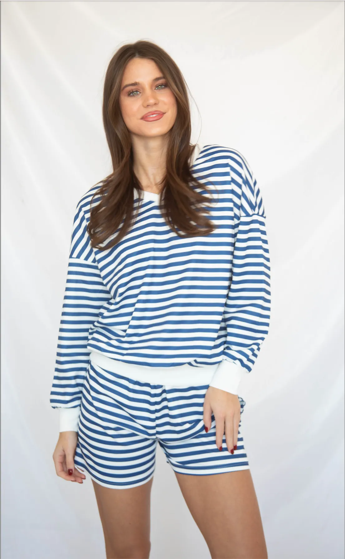 tomorrow will come striped set - blue sold by RIFFRAFF product image thumbnail 2