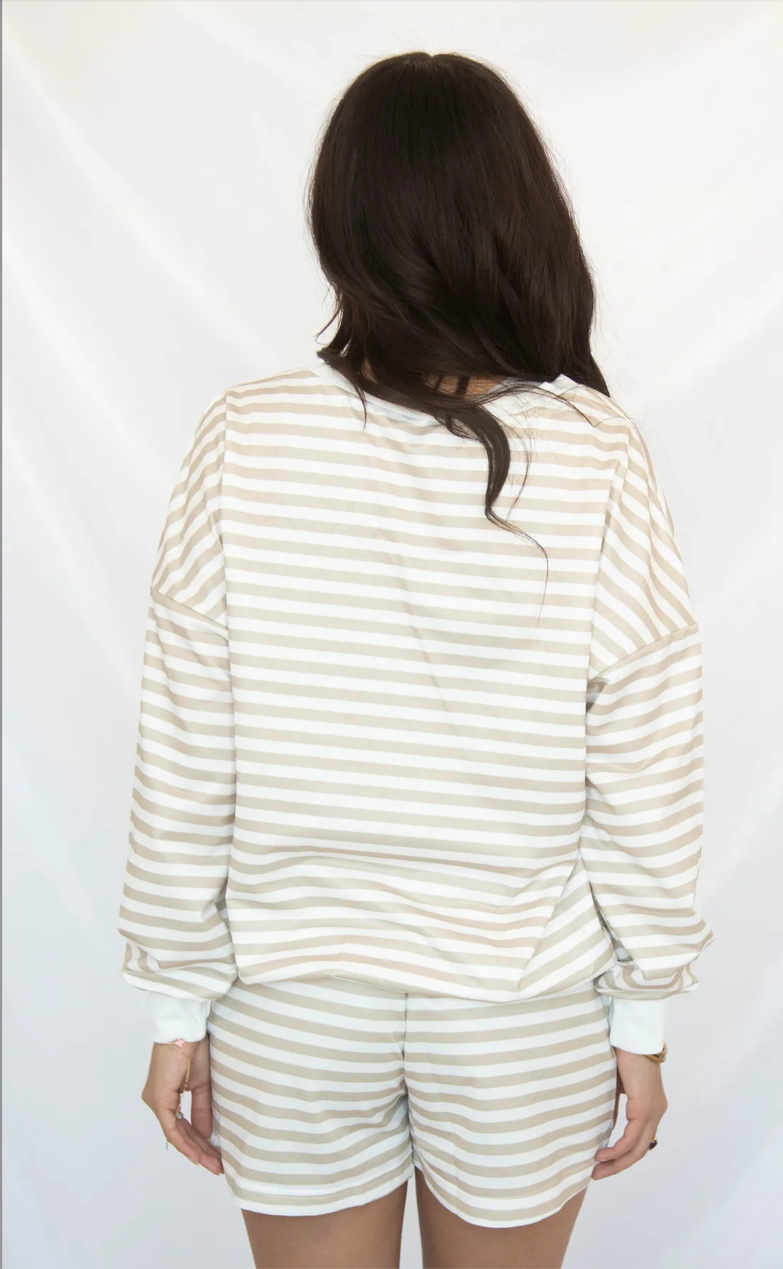 tomorrow will come striped set - beige sold by RIFFRAFF product image thumbnail 3