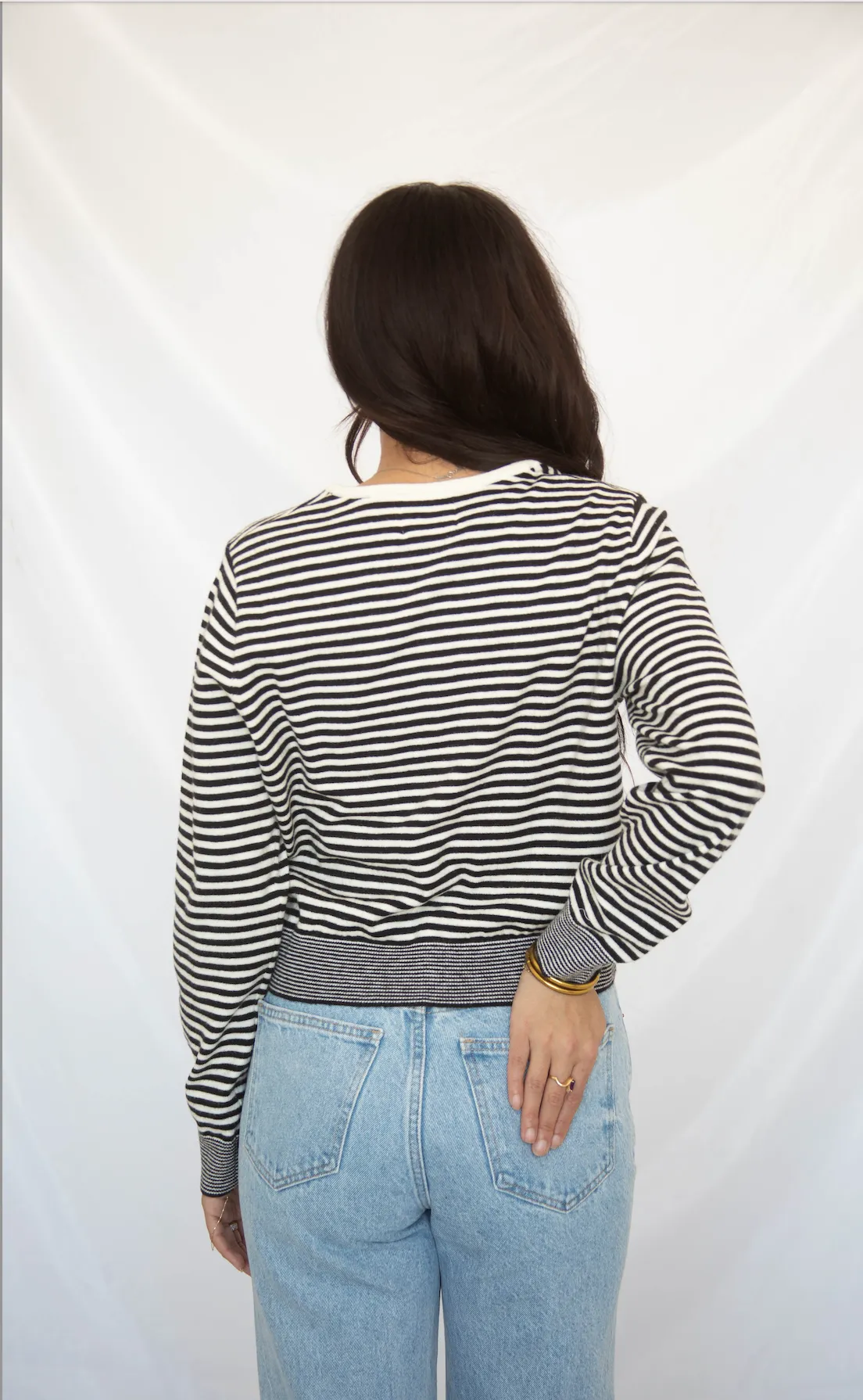 crisp lines cardigan sold by RIFFRAFF product image thumbnail 3