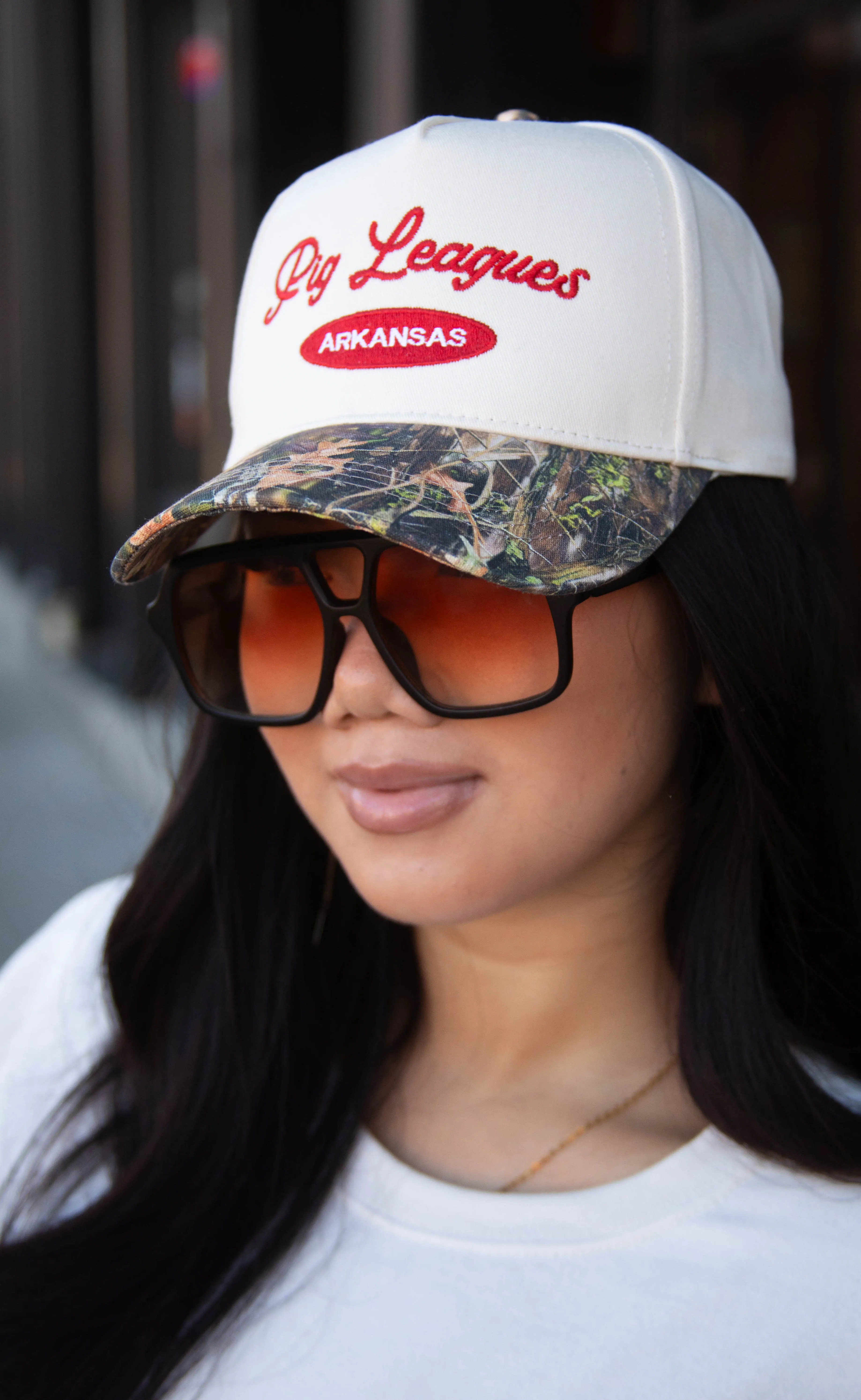 charlie southern: pig leagues trucker - camo sold by RIFFRAFF