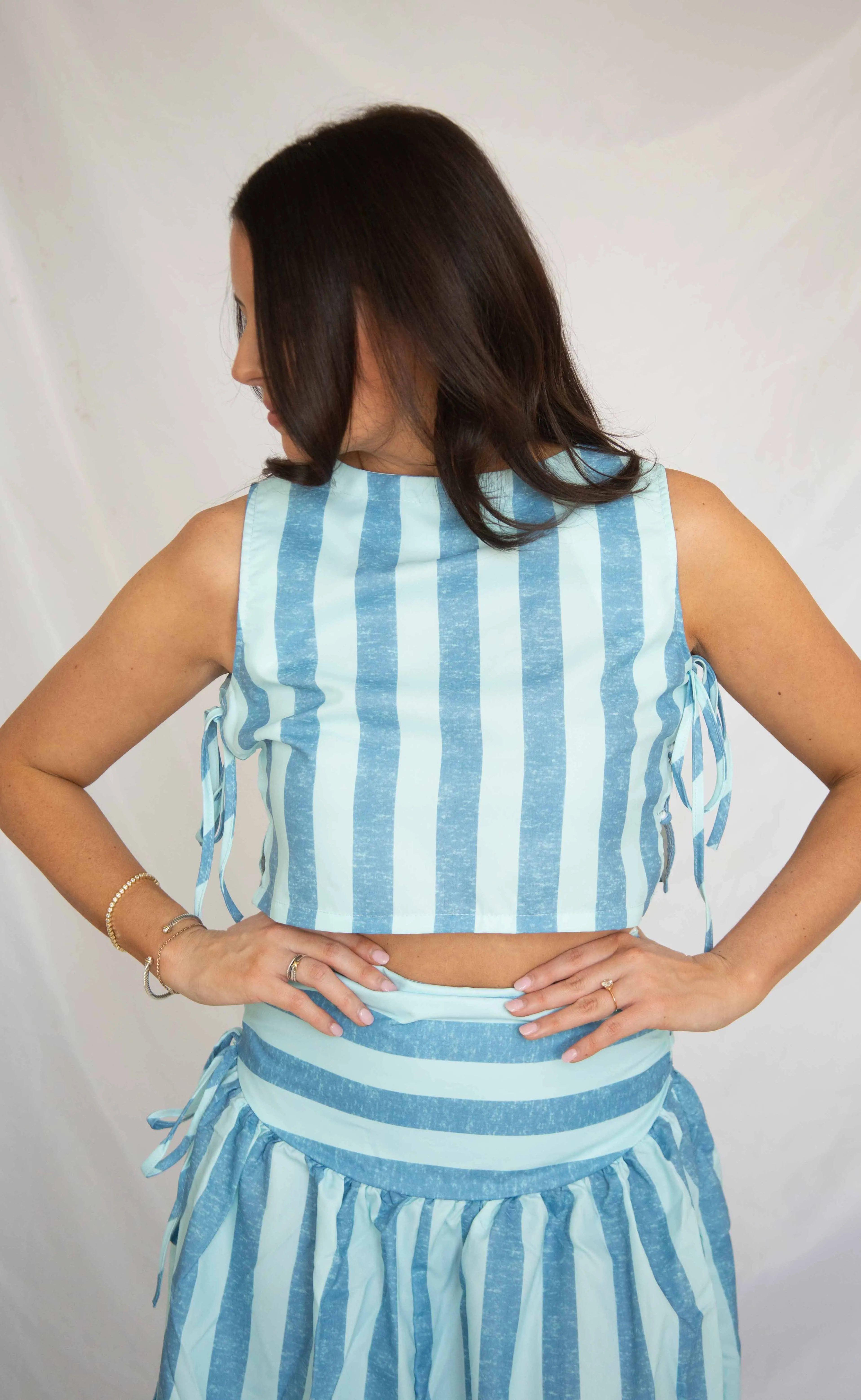 talk to me striped skirt set sold by RIFFRAFF product image thumbnail 2