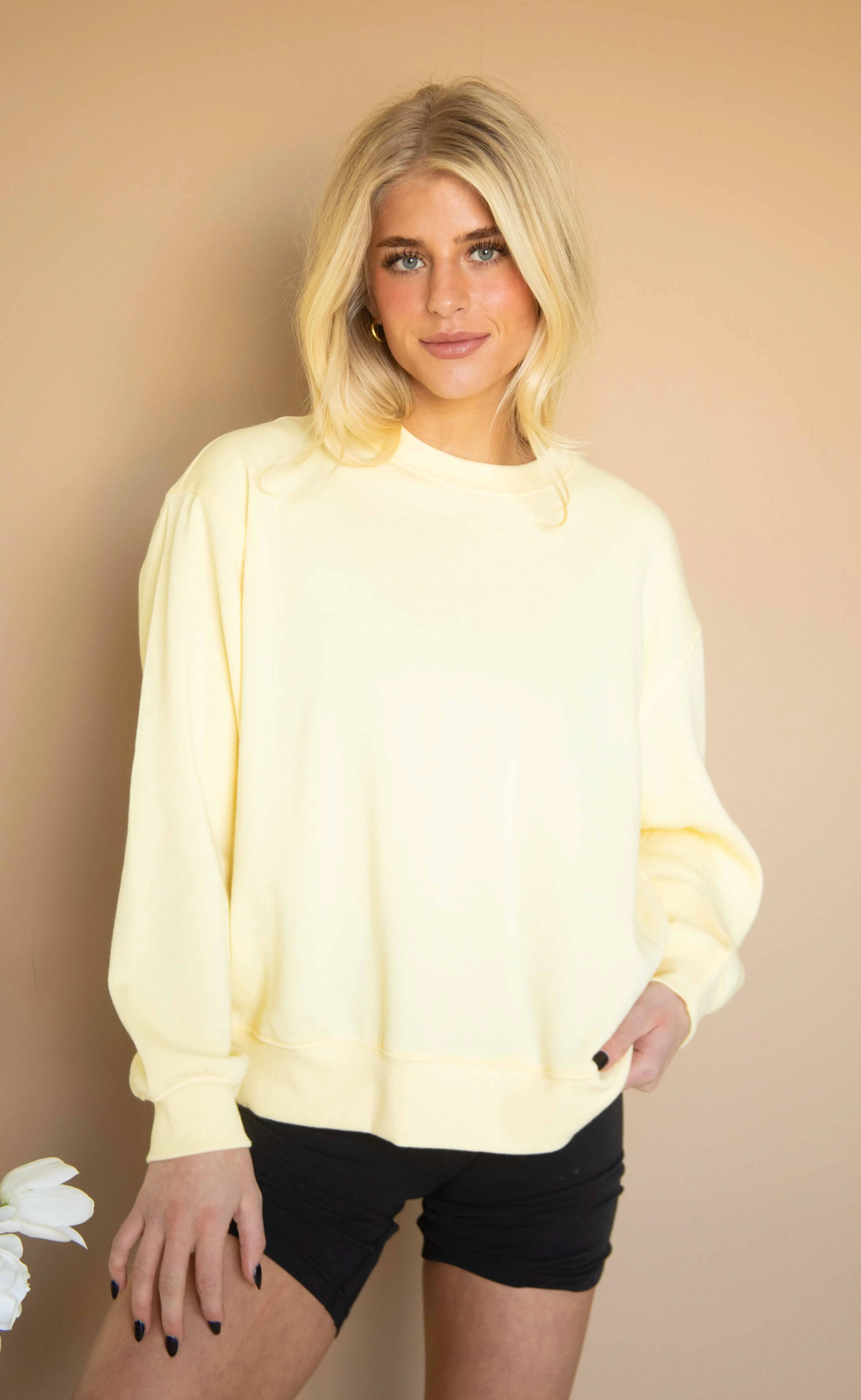 z supply: boyfriend sweatshirt - sunnyside sold by RIFFRAFF