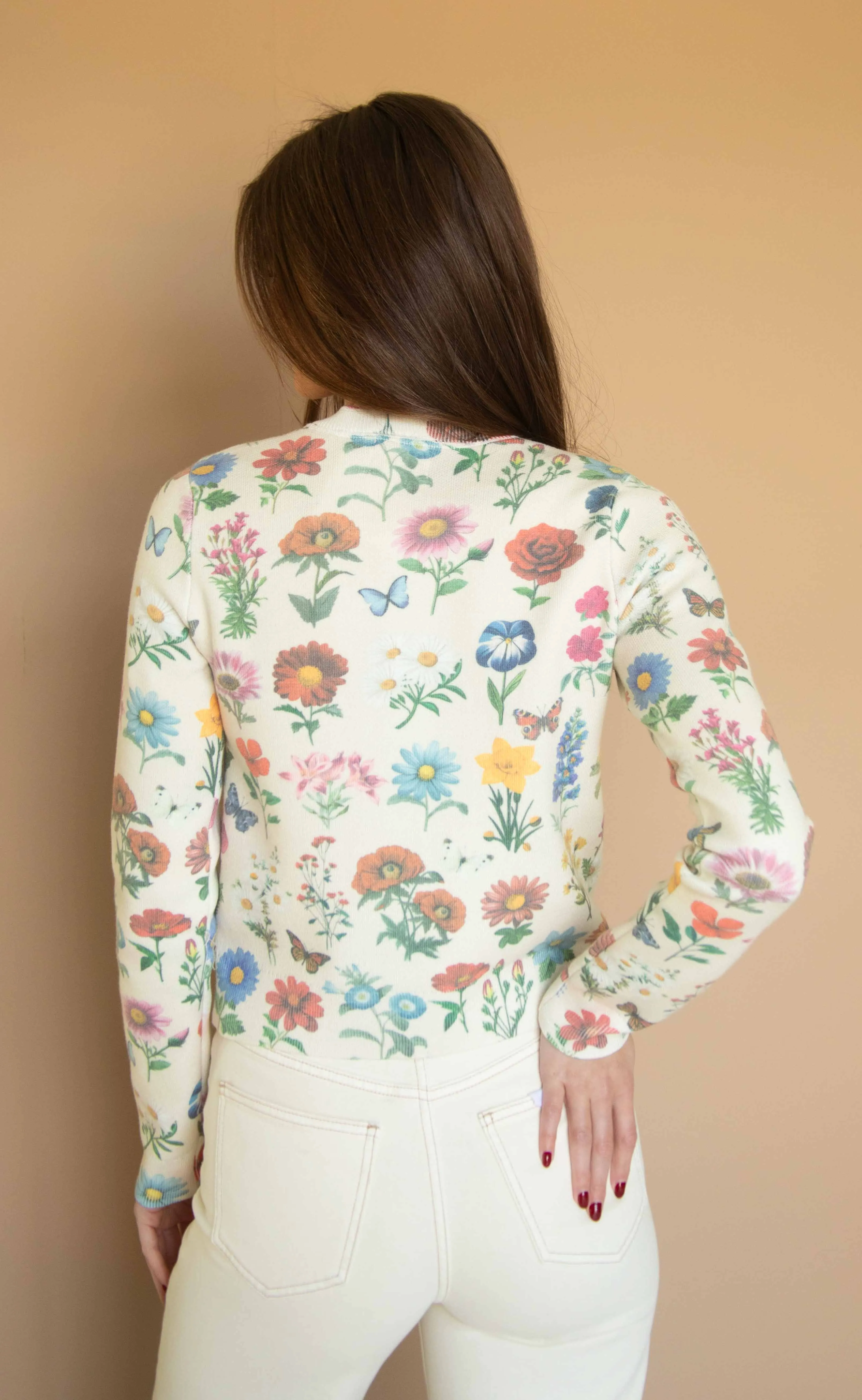show me your mumu: cafe cardigan - french floral knit sold by RIFFRAFF product image thumbnail 3