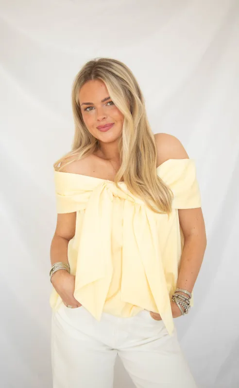 thrill me off the shoulder top made by RIFFRAFF