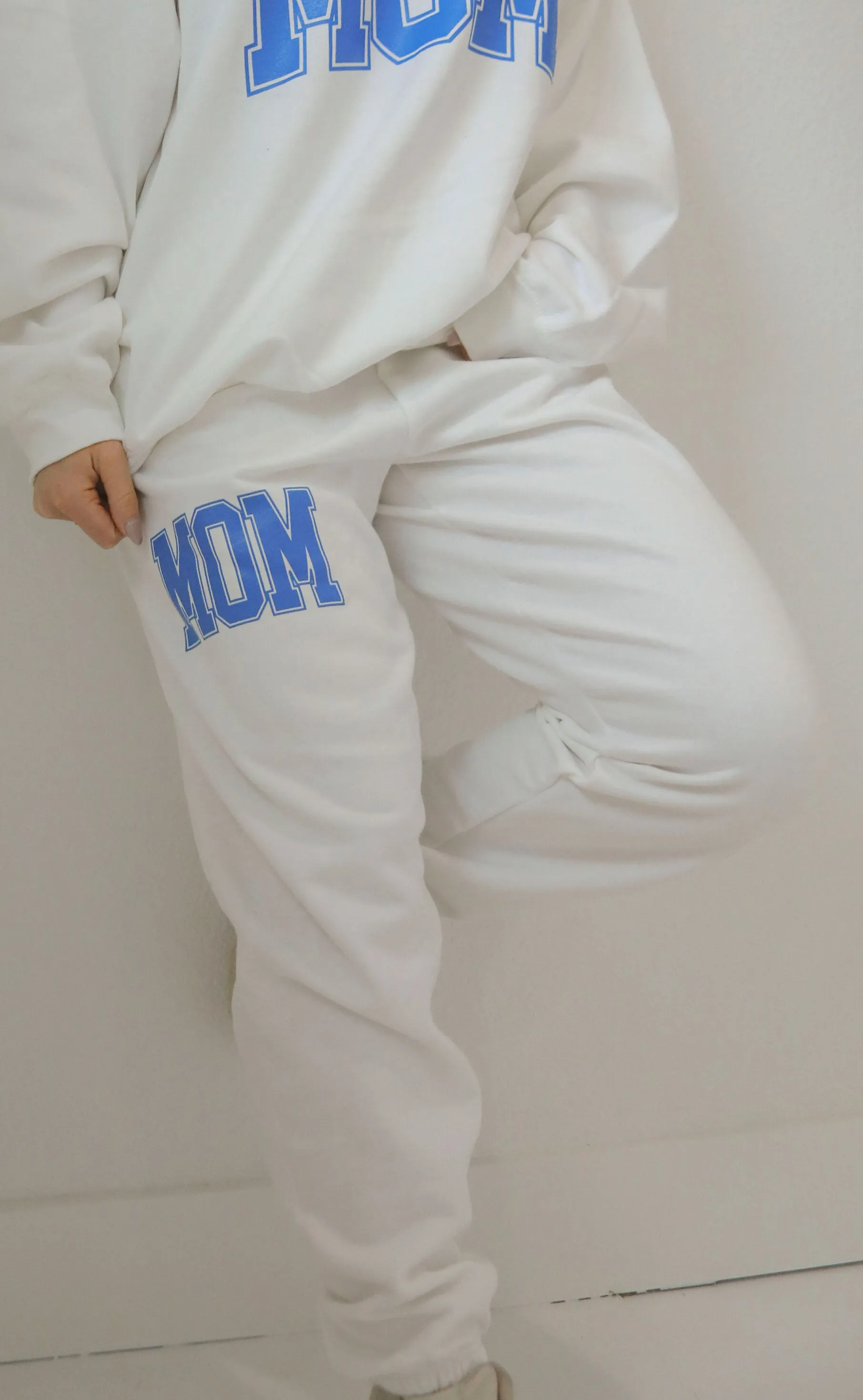 friday + saturday: mom sweatpants - blue sold by RIFFRAFF product image thumbnail 3