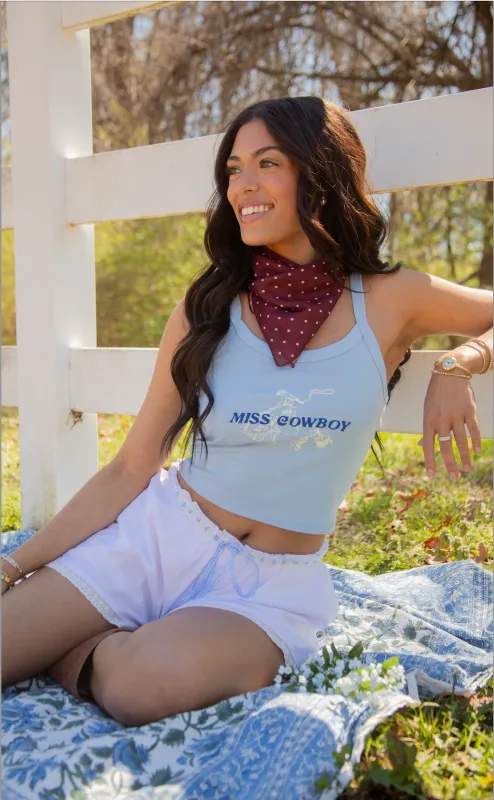 charlie southern: miss cowboy tank made by RIFFRAFF