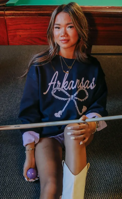 charlie southern: arkansas bow sweatshirt made by RIFFRAFF