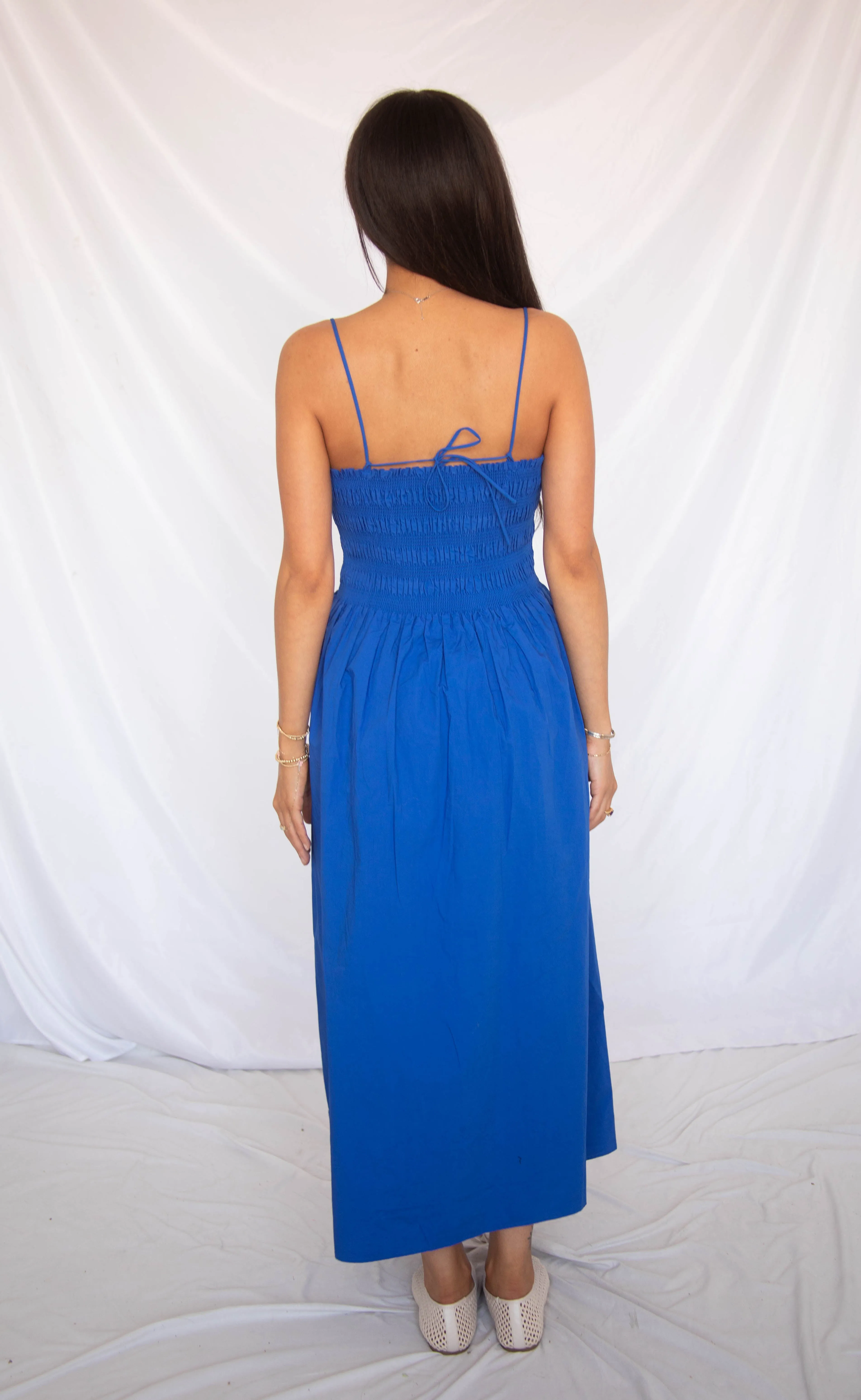 z supply: cornelia poplin midi dress - nautical sold by RIFFRAFF product image thumbnail 3