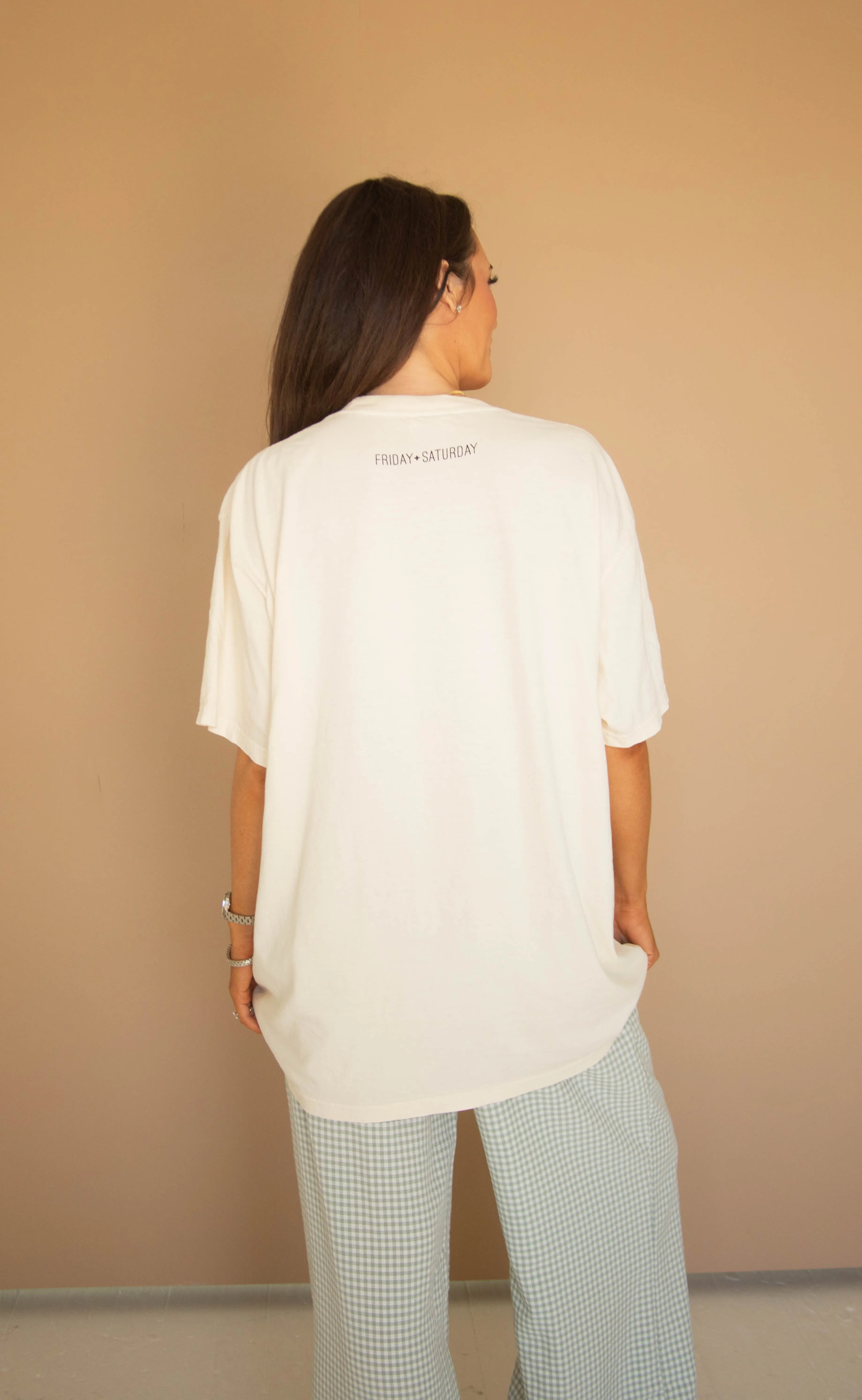 friday + saturday: good day to be a mother tee sold by RIFFRAFF product image thumbnail 3