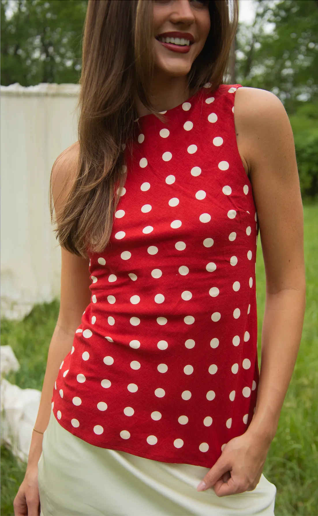 take me out polka dot top sold by RIFFRAFF product image thumbnail 2