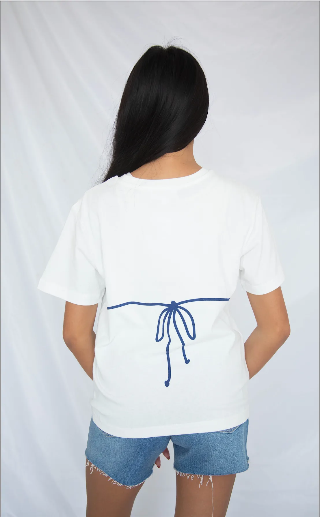beaded bikini tee - blue sold by RIFFRAFF product image thumbnail 3