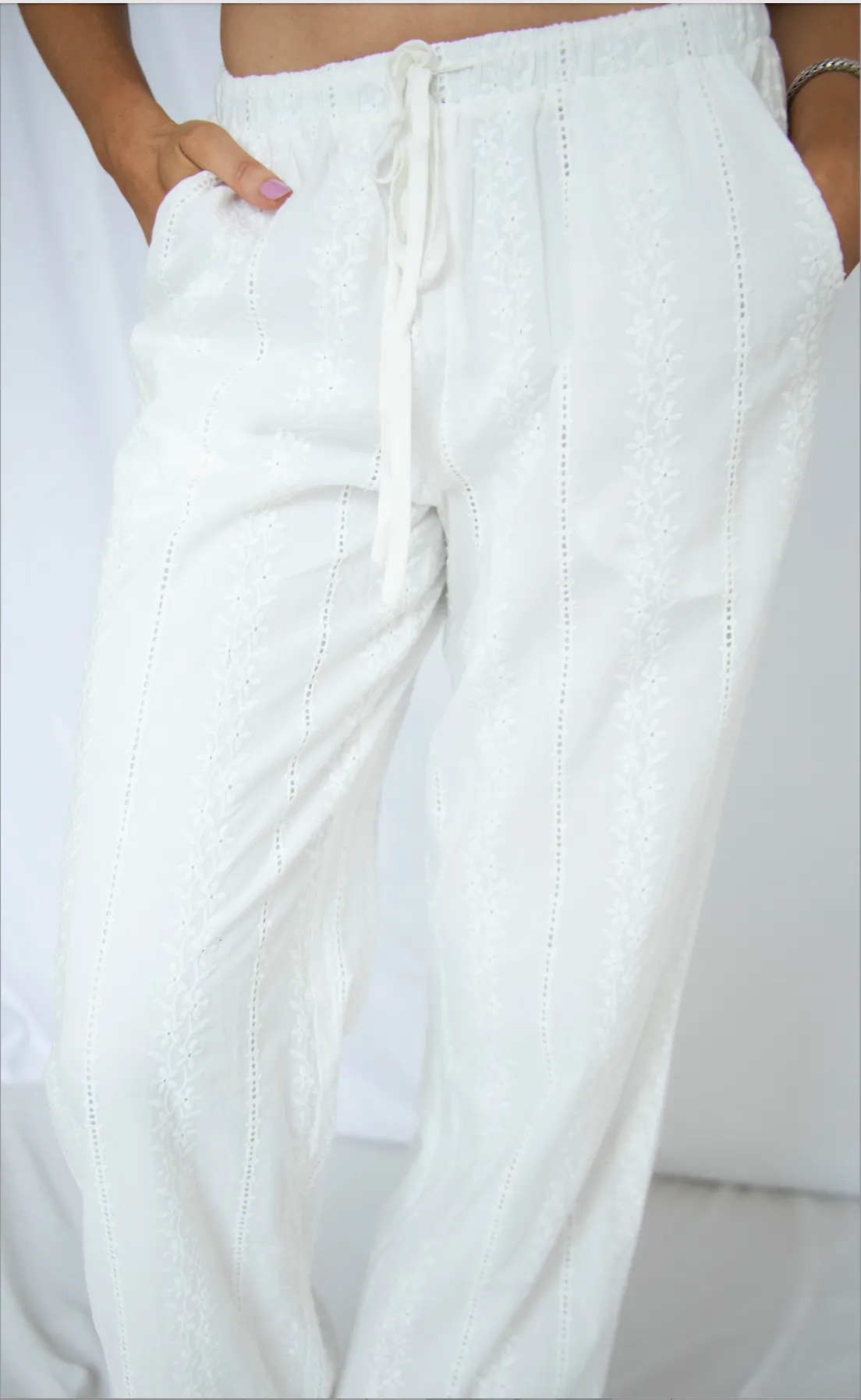 saving grace eyelet pants sold by RIFFRAFF product image thumbnail 2